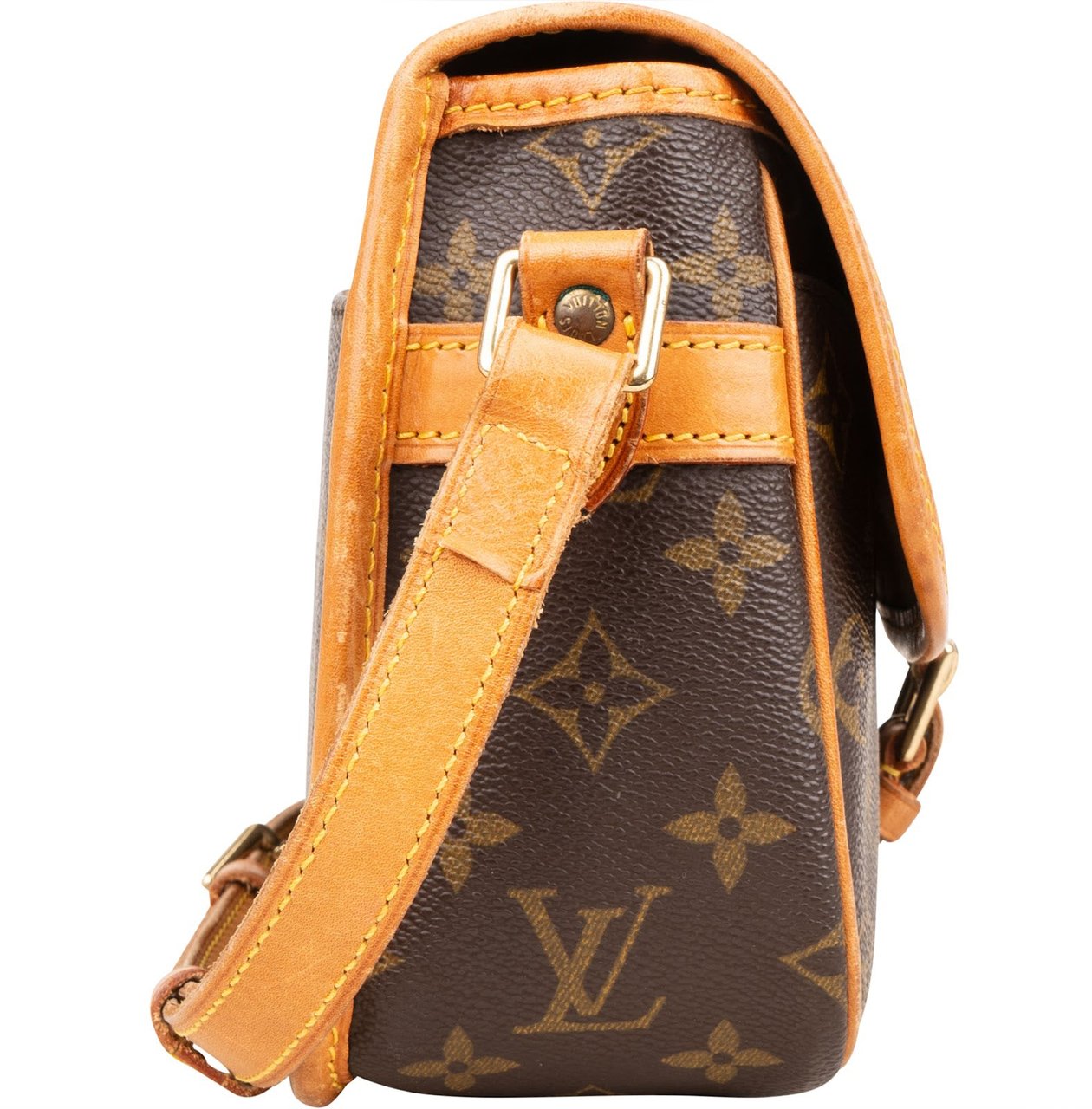 Louis Vuitton Monogram Canvas Sologne Crossbody Bag Bruin