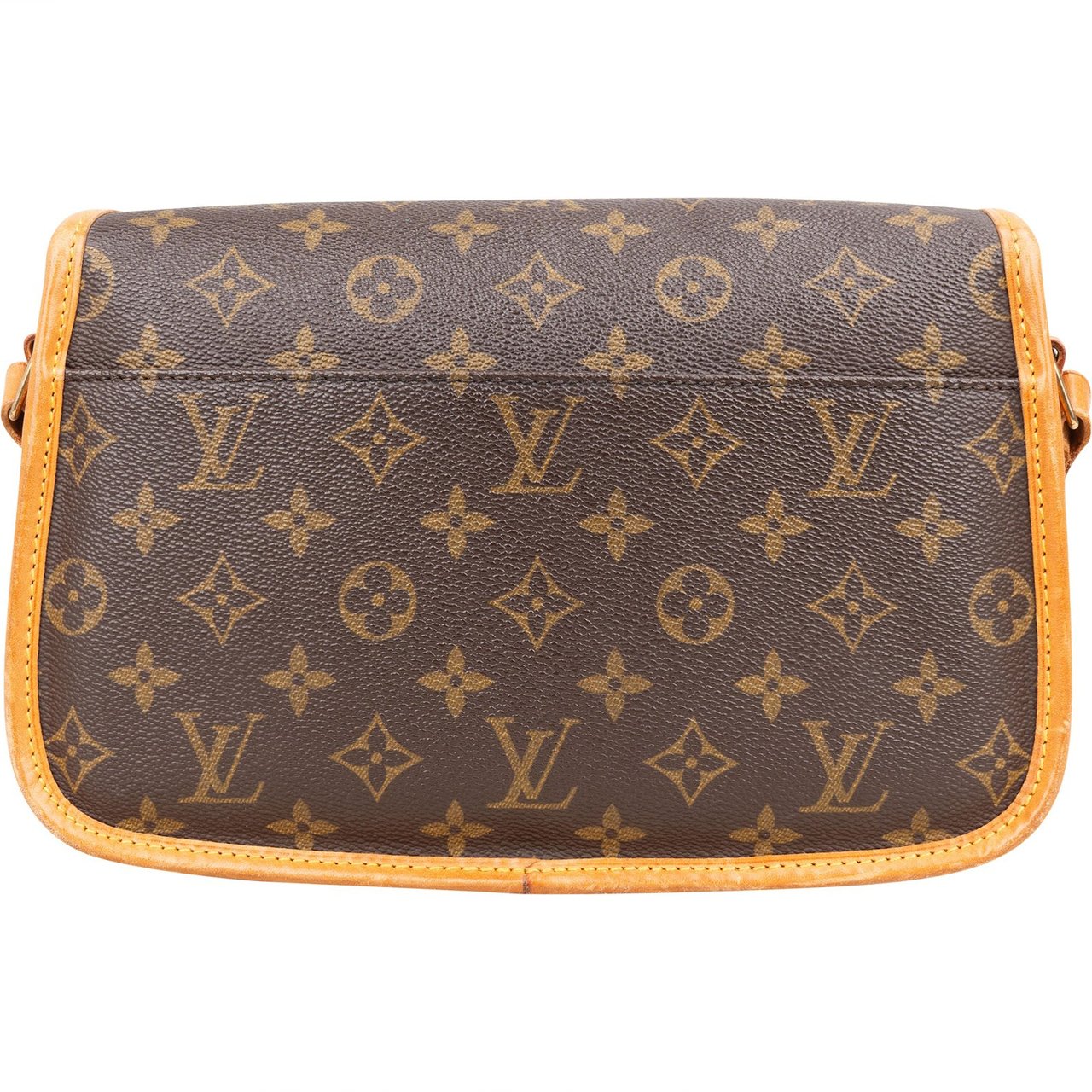 Louis Vuitton Monogram Canvas Sologne Crossbody Bag Bruin