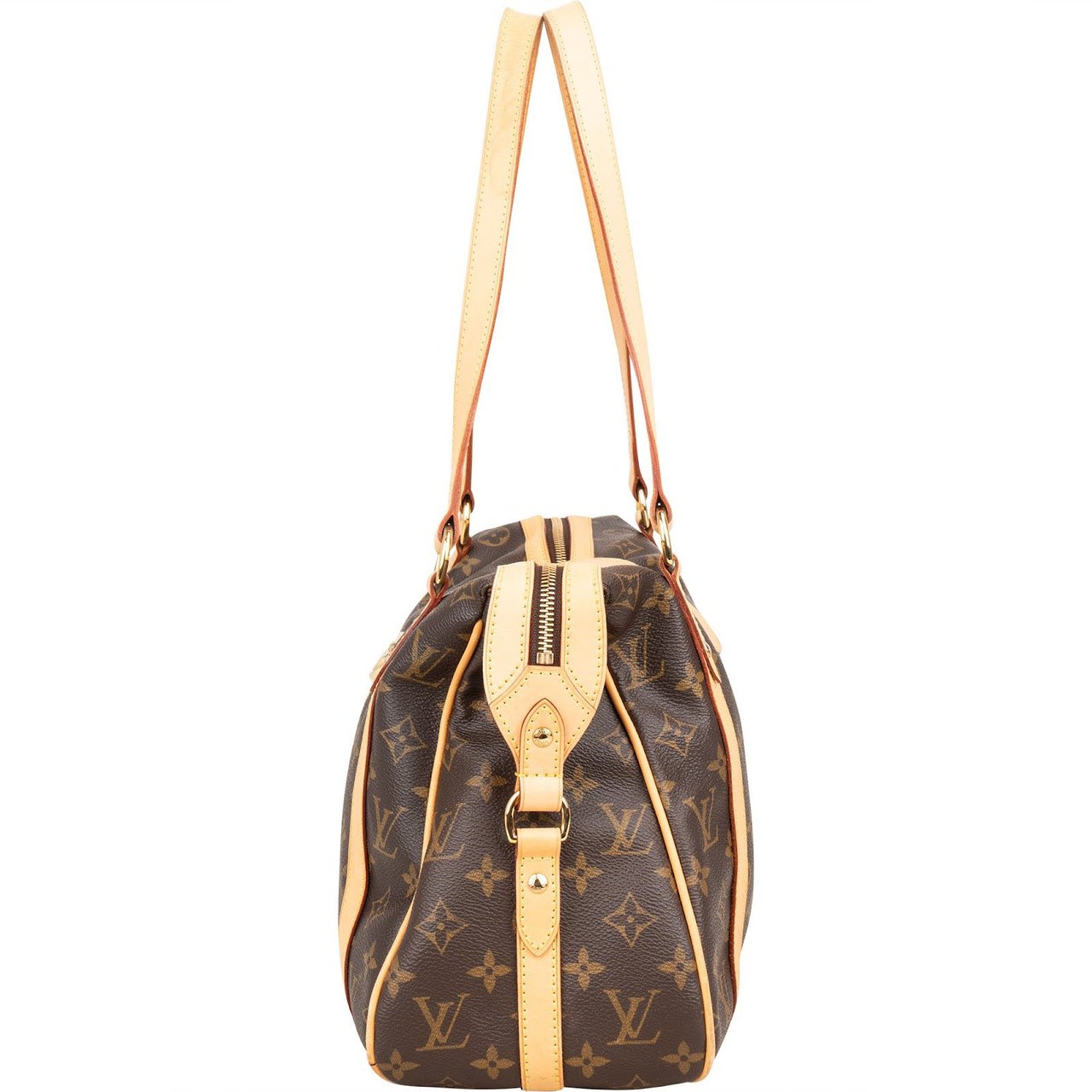 Louis Vuitton Monogram Canvas Stresa PM Shoulder Bag Bruin