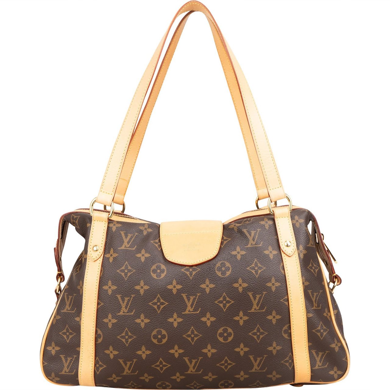 Louis Vuitton Monogram Canvas Stresa PM Shoulder Bag Bruin