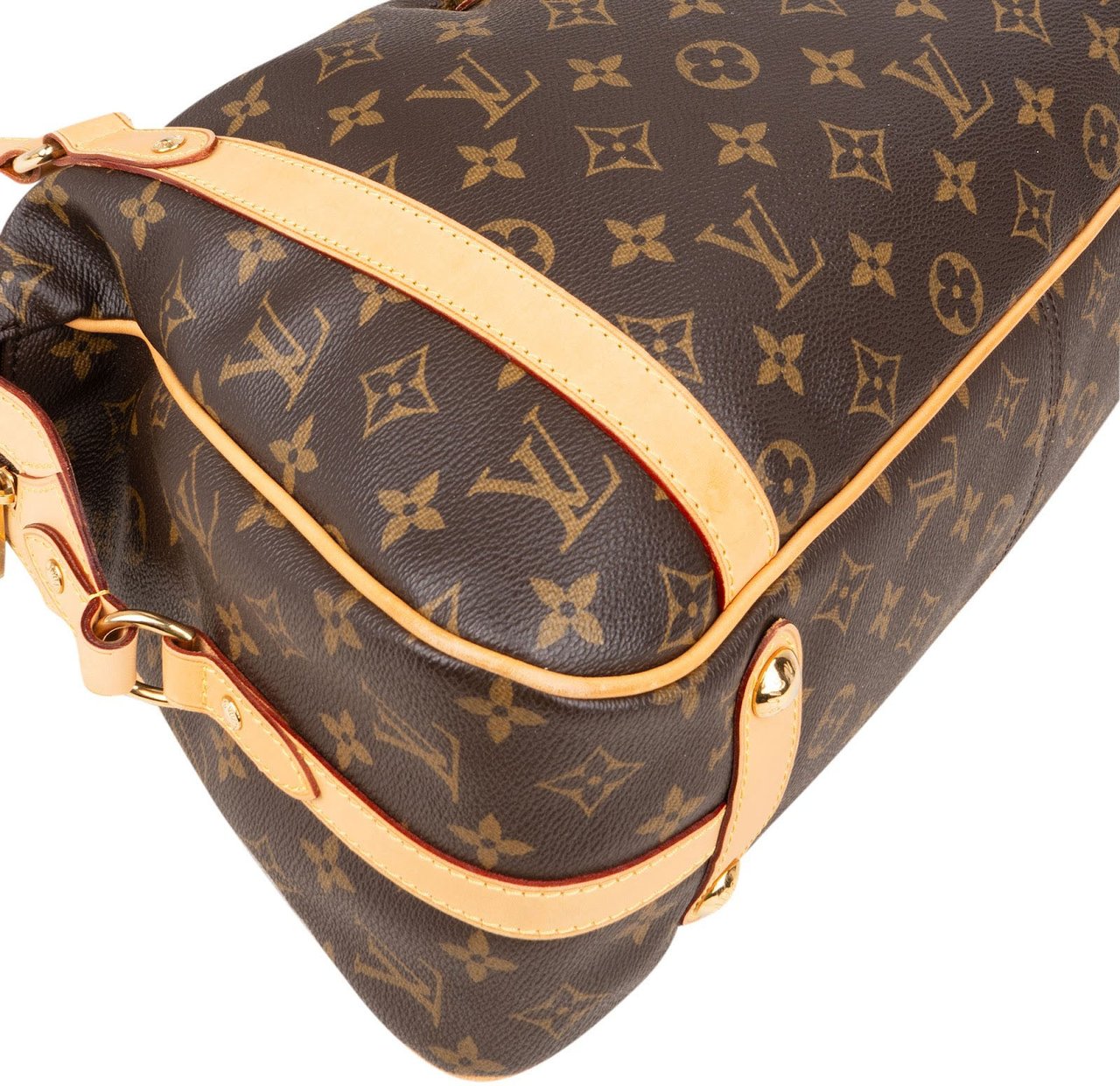 Louis Vuitton Monogram Canvas Stresa PM Shoulder Bag Bruin
