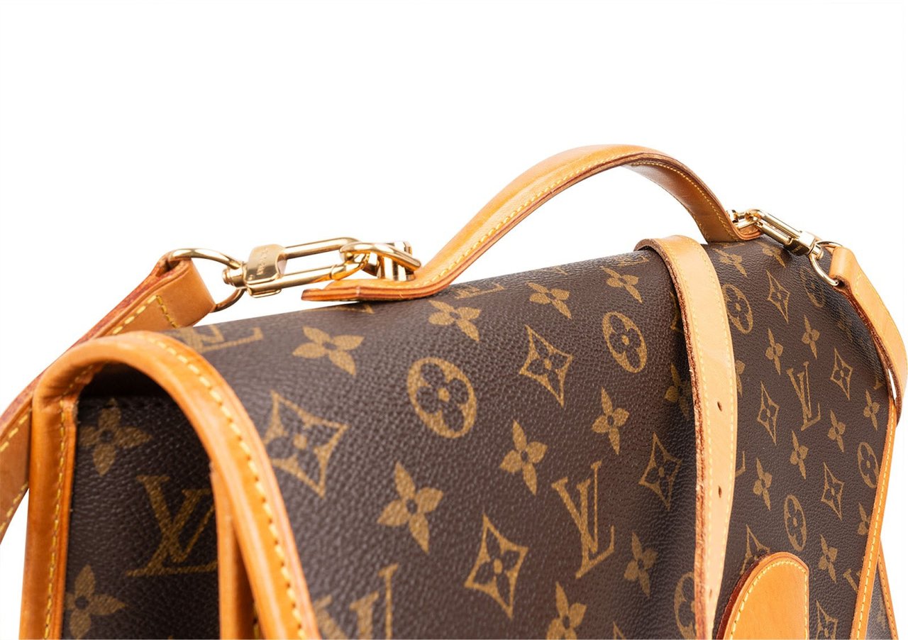 Louis Vuitton Louis Vuitton Monogram Canvas Bel Air Briefcase Crossbody Handbag Bruin