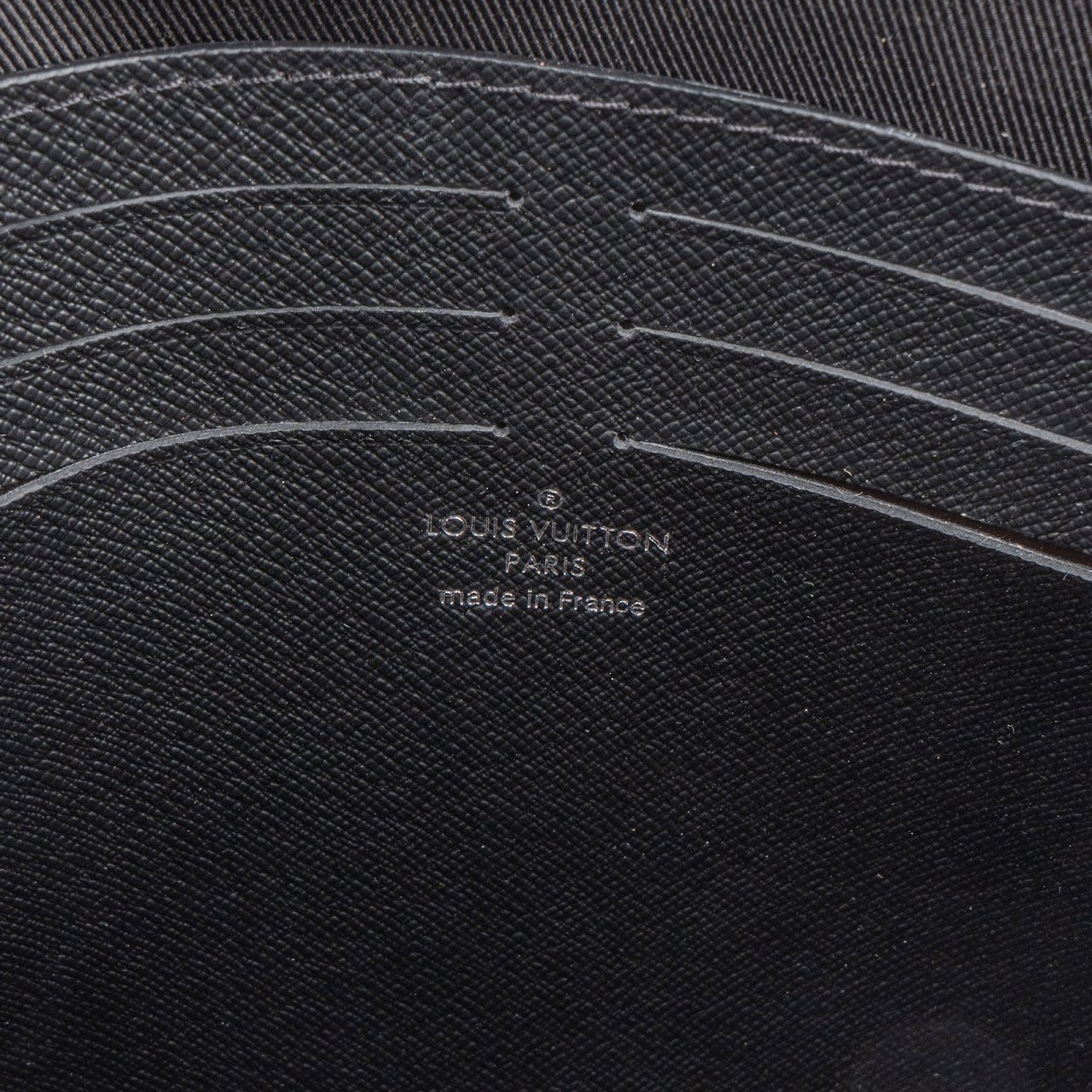 Louis Vuitton Louis Vuitton Monogram Eclipse Canvas Pochette Voyage MM Clutch Donkergrijs