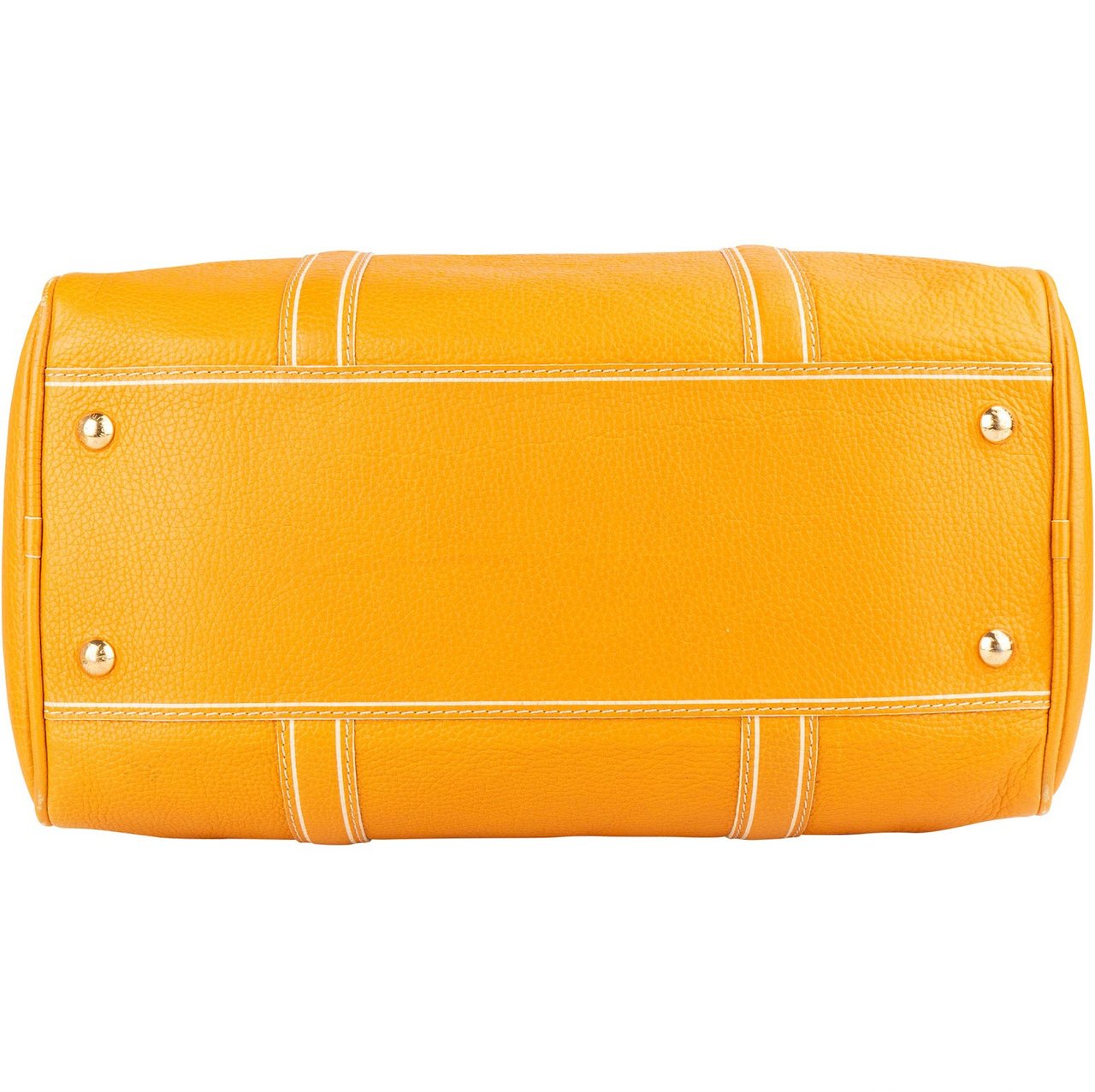 Louis Vuitton Louis Vuitton Yellow Taurillon Jaune Tobago Weekender 45 Travel Bag Geel