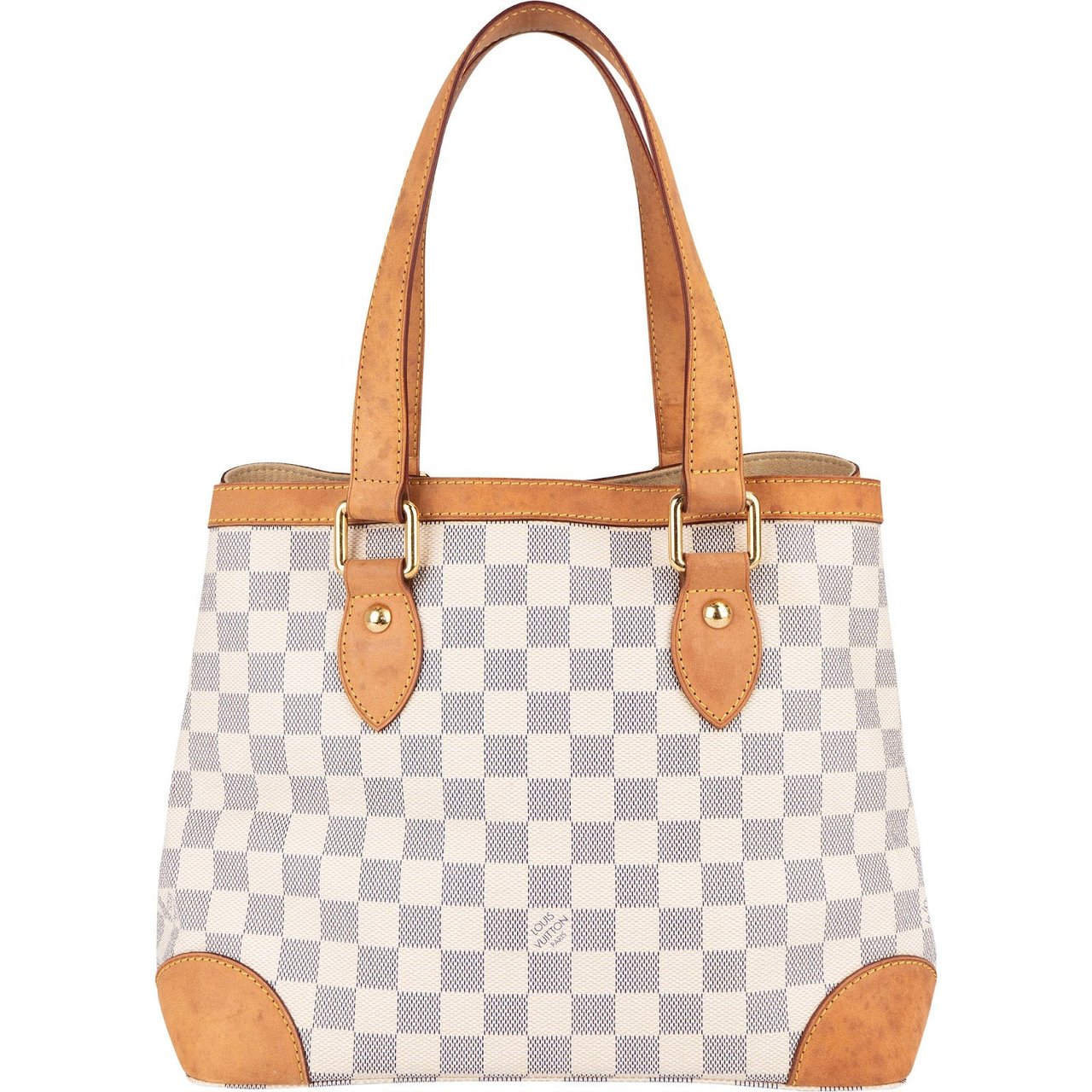 Louis Vuitton Louis Vuitton Monogram Damier Azur Canvas Hamstead PM Handbag Wit