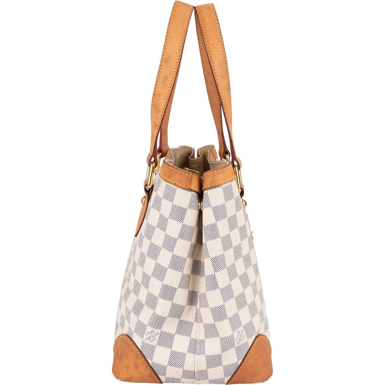 Louis Vuitton Louis Vuitton Monogram Damier Azur Canvas Hamstead PM Handbag Wit