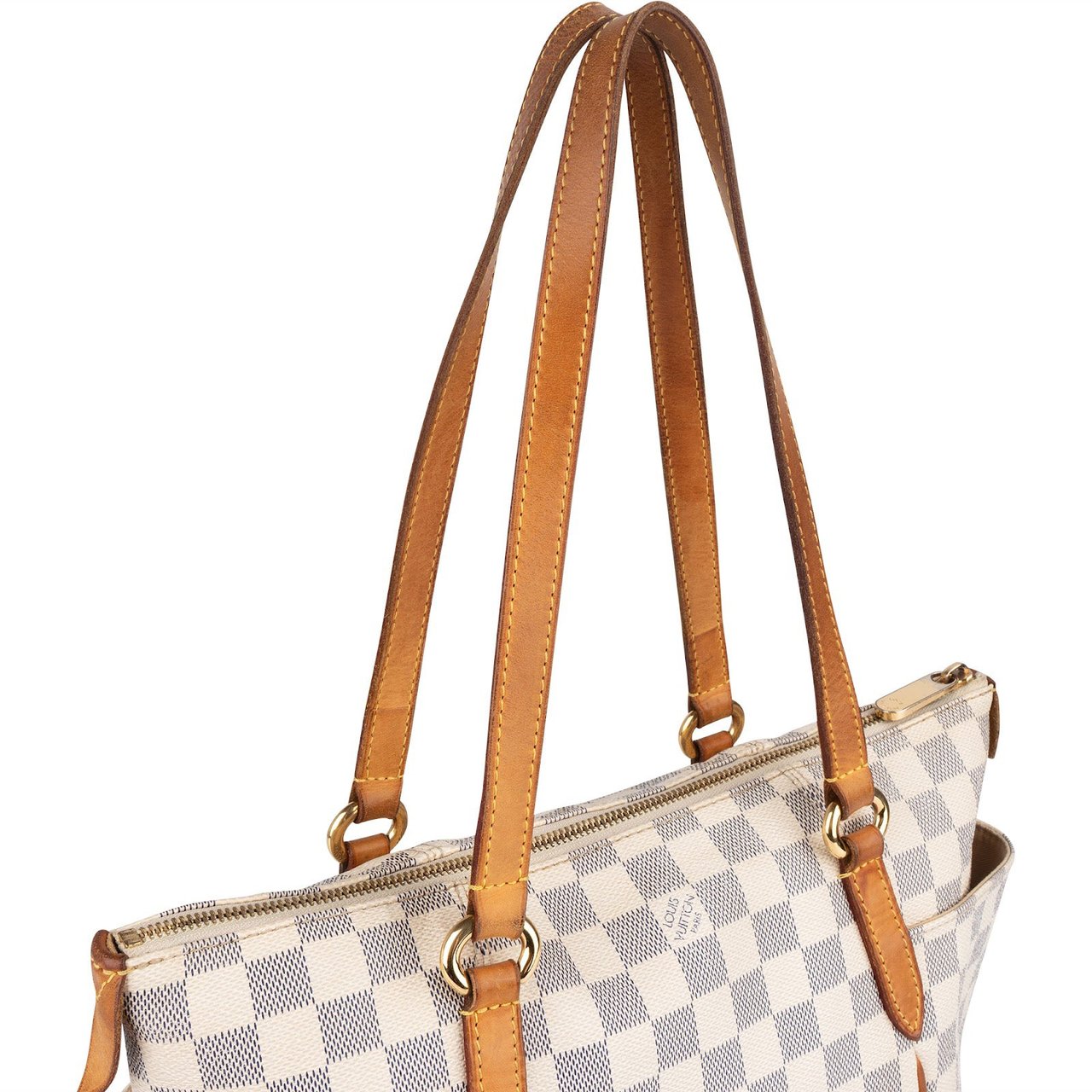 Louis Vuitton Louis Vuitton Monogram Damier Azur Canvas Totally PM Shoulder Bag Wit