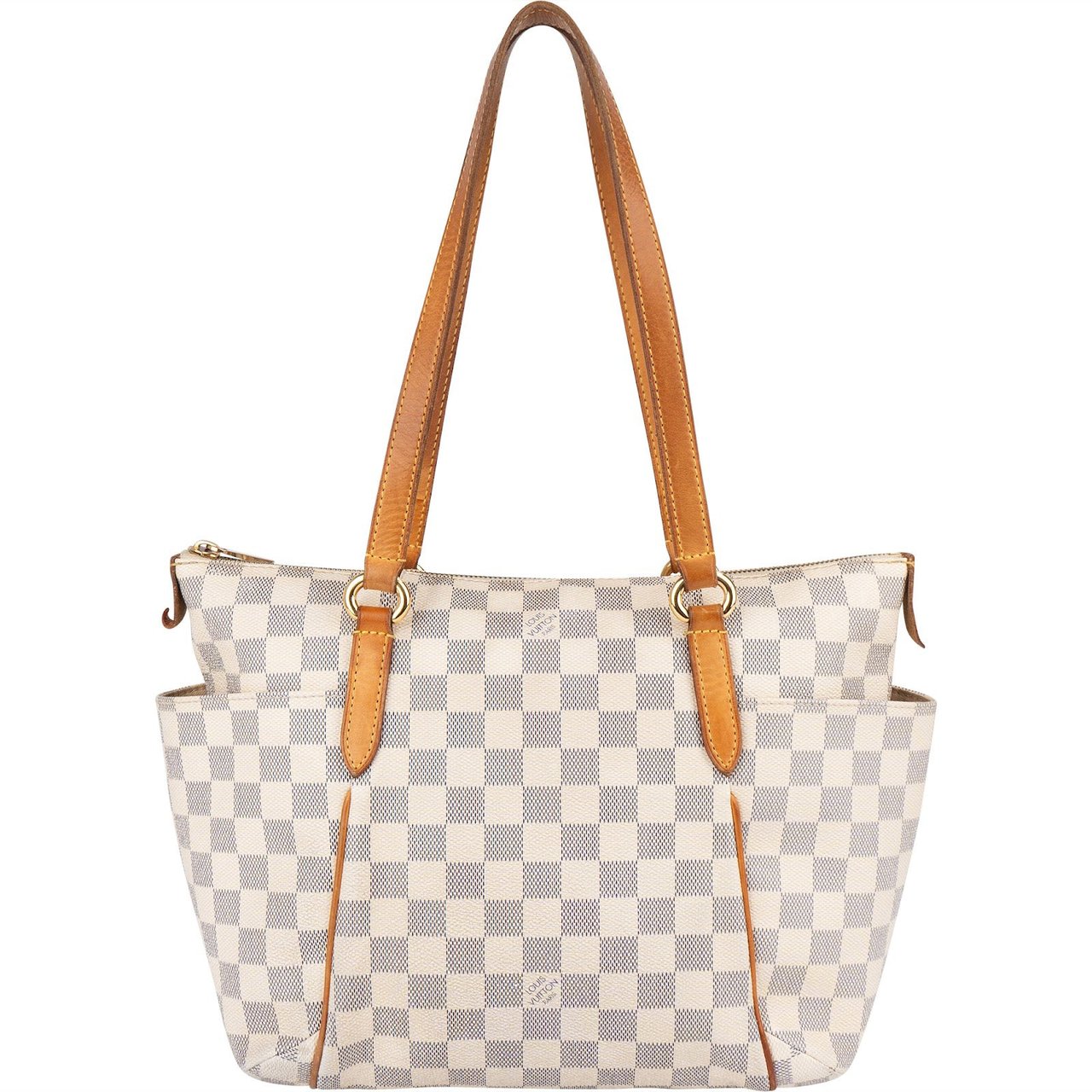 Louis Vuitton Louis Vuitton Monogram Damier Azur Canvas Totally PM Shoulder Bag Wit