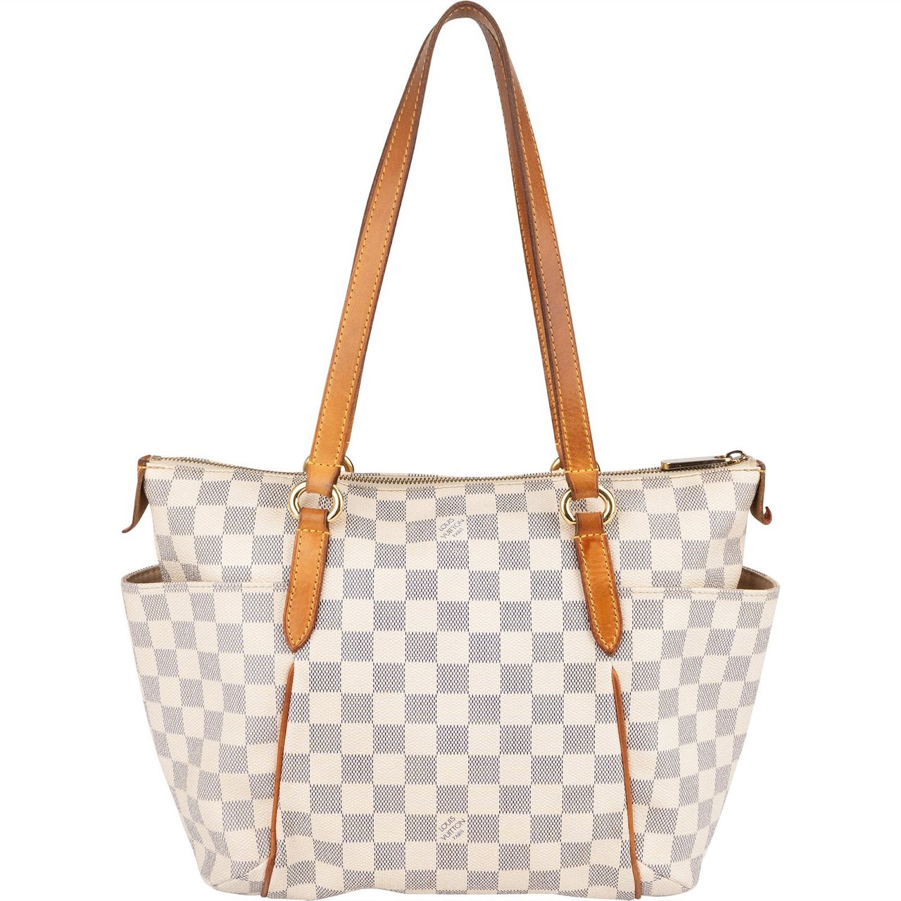 Louis Vuitton Louis Vuitton Monogram Damier Azur Canvas Totally PM Shoulder Bag Wit