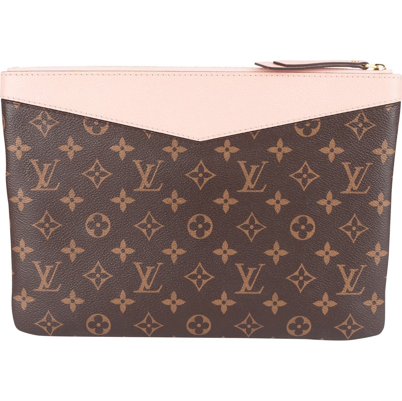Louis Vuitton Louis Vuitton Monogram Canvas Daily Pouch MNG Clutch Bruin