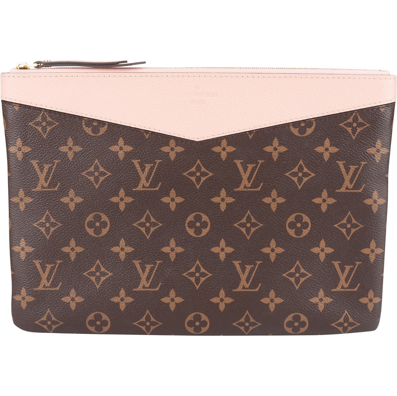 Louis Vuitton Louis Vuitton Monogram Canvas Daily Pouch MNG Clutch Bruin