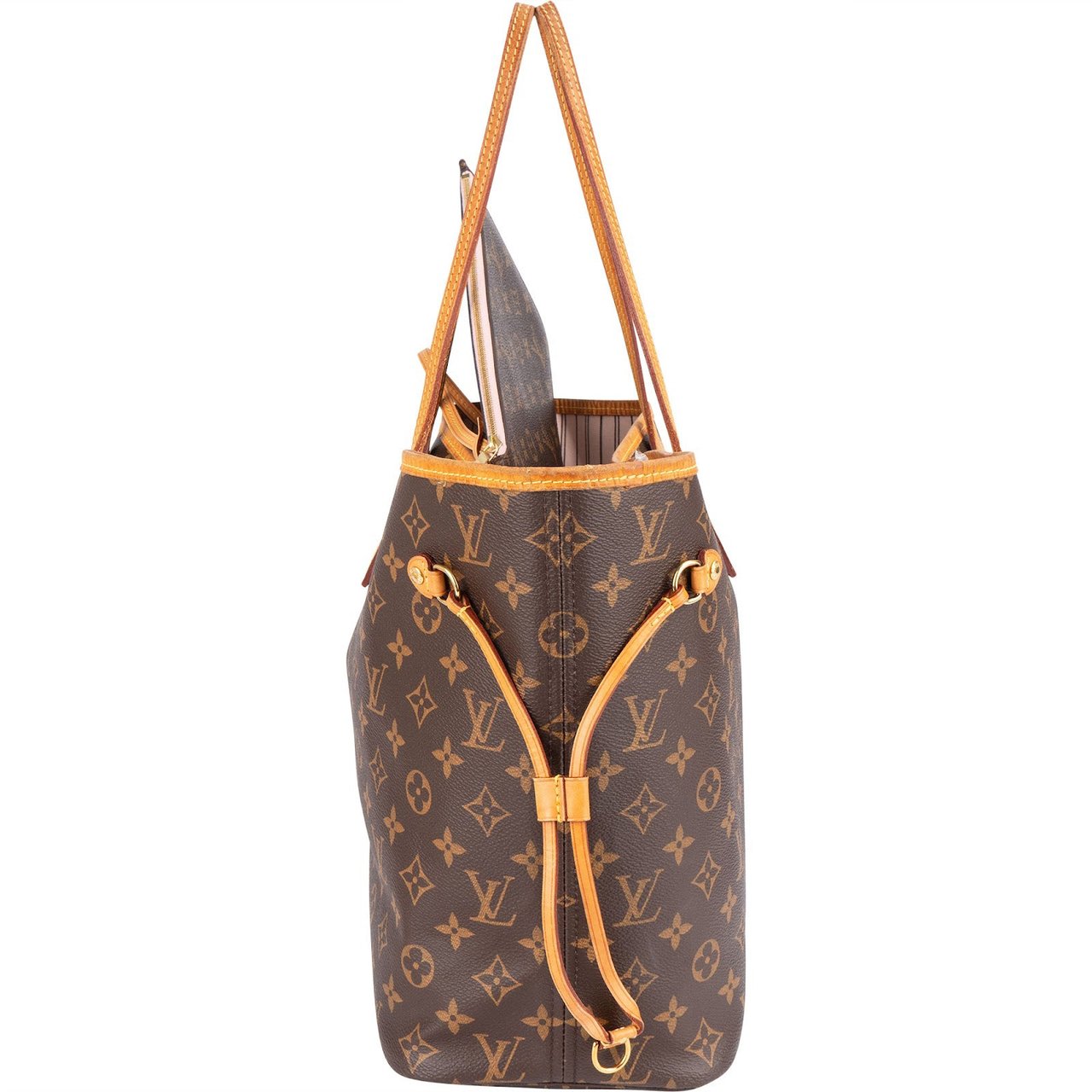 Louis Vuitton Louis Vuitton Monogram Canvas Neverfull MM Shoulder Bag Bruin