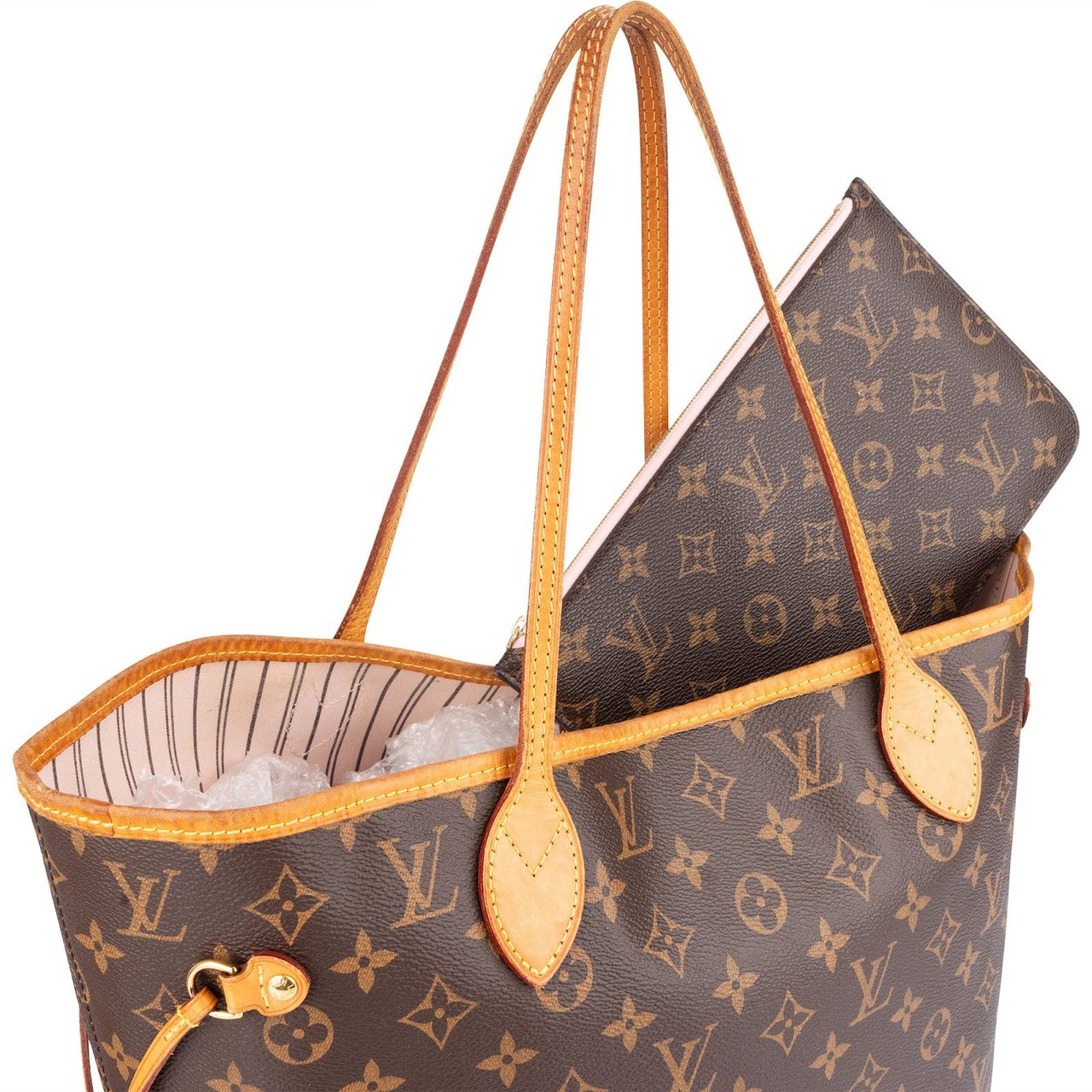 Louis Vuitton Louis Vuitton Monogram Canvas Neverfull MM Shoulder Bag Bruin