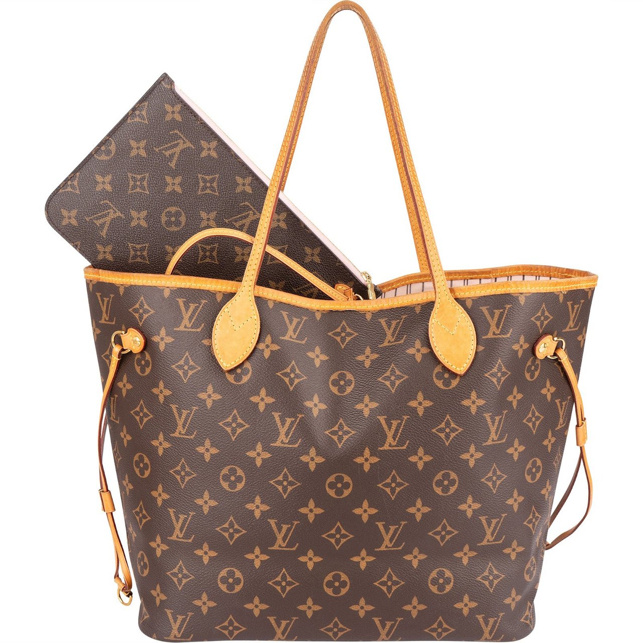Louis Vuitton Louis Vuitton Monogram Canvas Neverfull MM Shoulder Bag Bruin