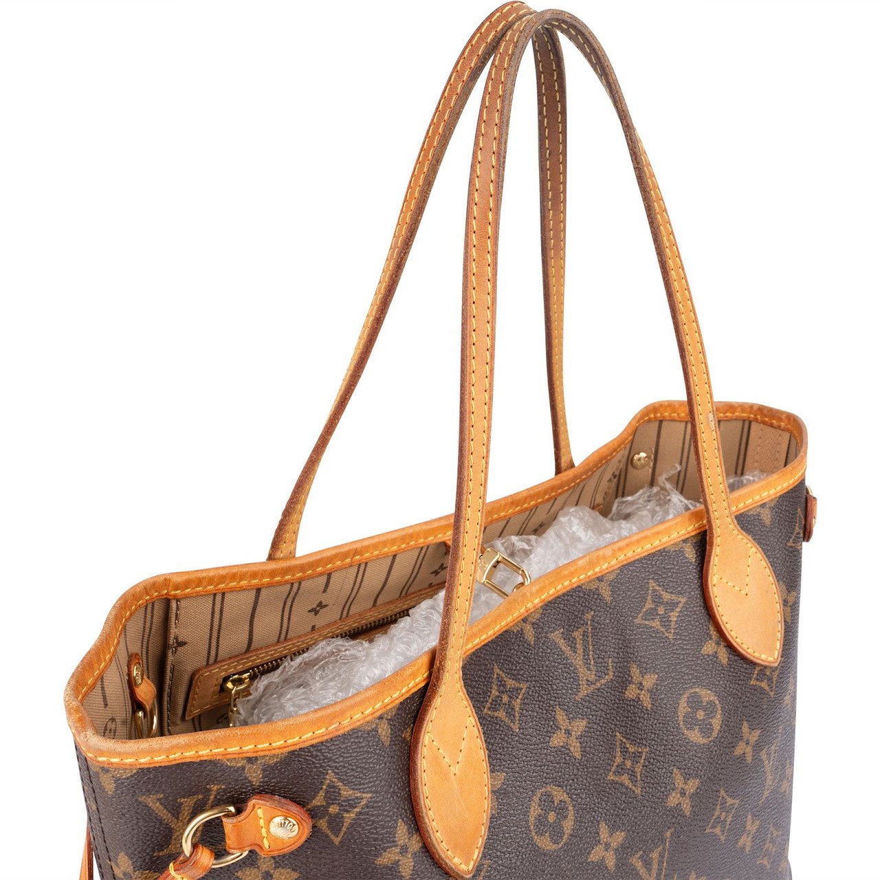 Louis Vuitton Louis Vuitton Monogram Canvas Neverfull PM Shoulder Bag Bruin