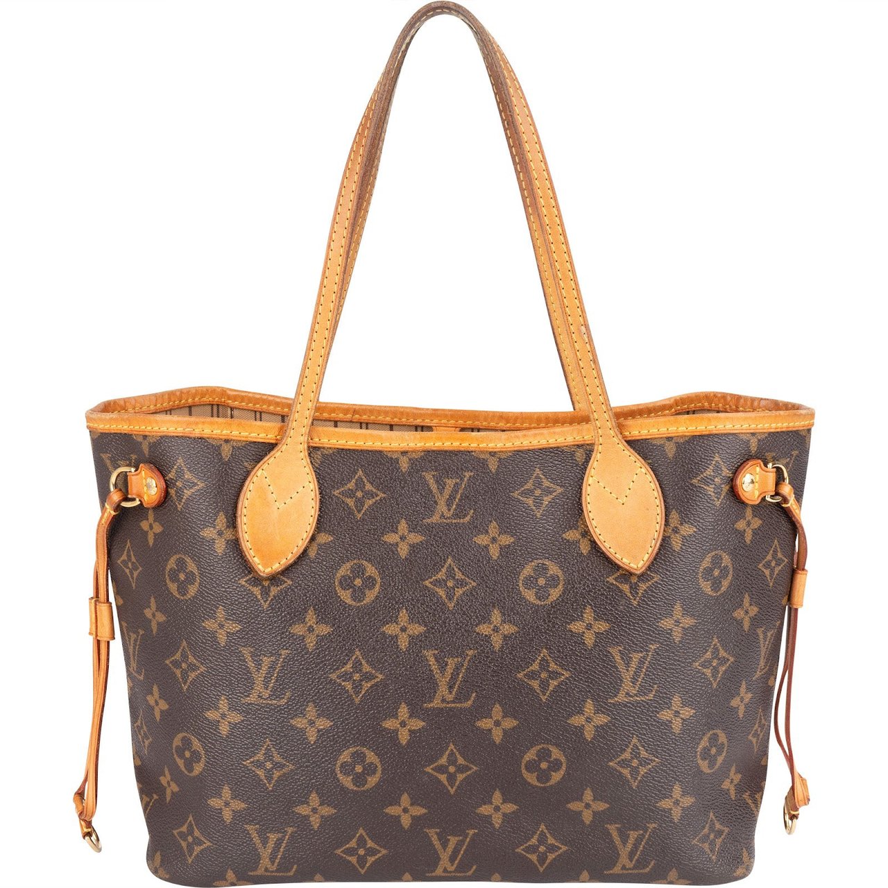 Louis Vuitton Louis Vuitton Monogram Canvas Neverfull PM Shoulder Bag Bruin