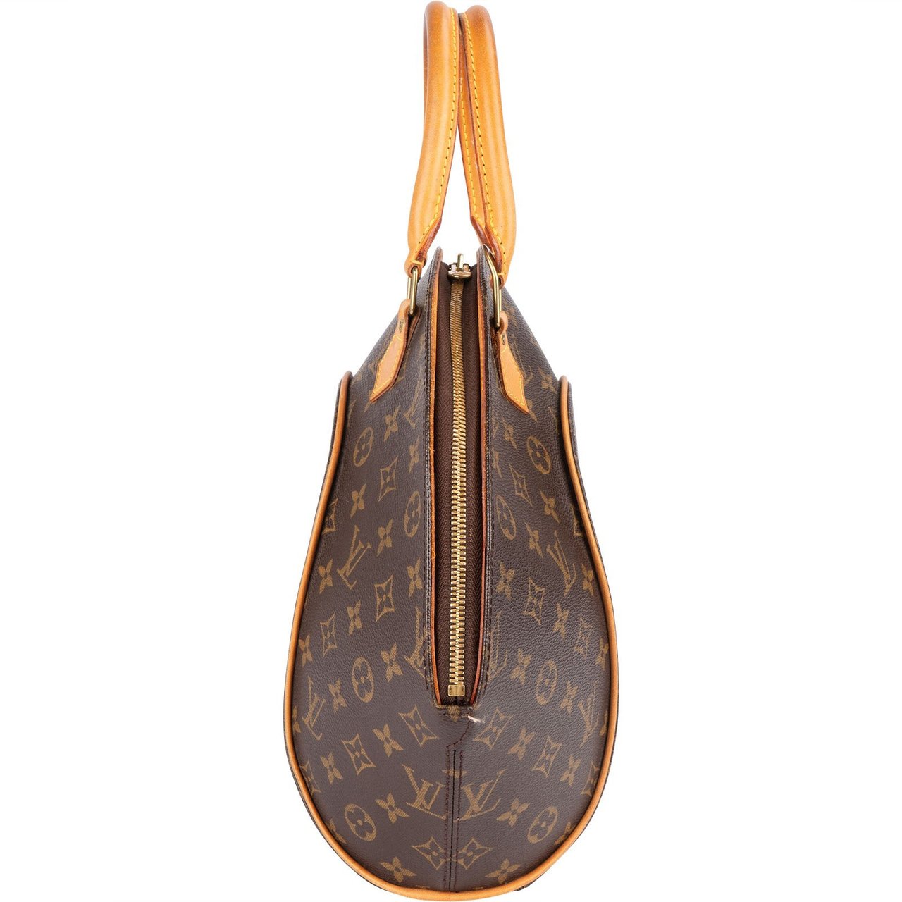 Louis Vuitton Louis Vuitton Monogram Canvas Ellipse MM Handbag Bruin