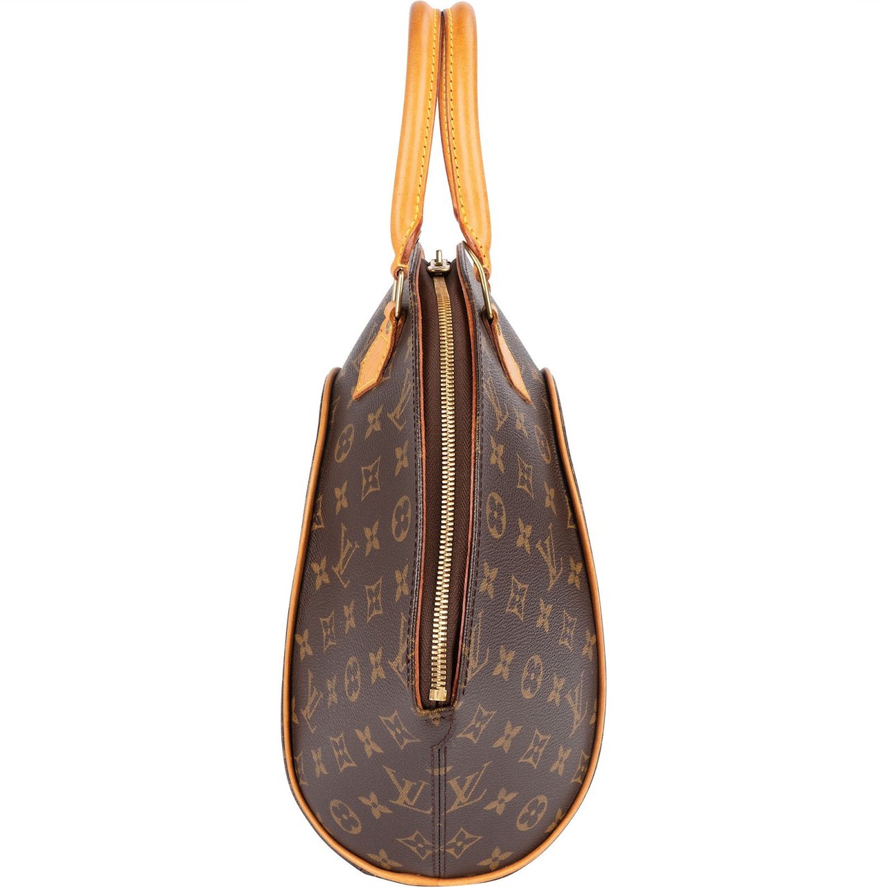 Louis Vuitton Louis Vuitton Monogram Canvas Ellipse MM Handbag Bruin