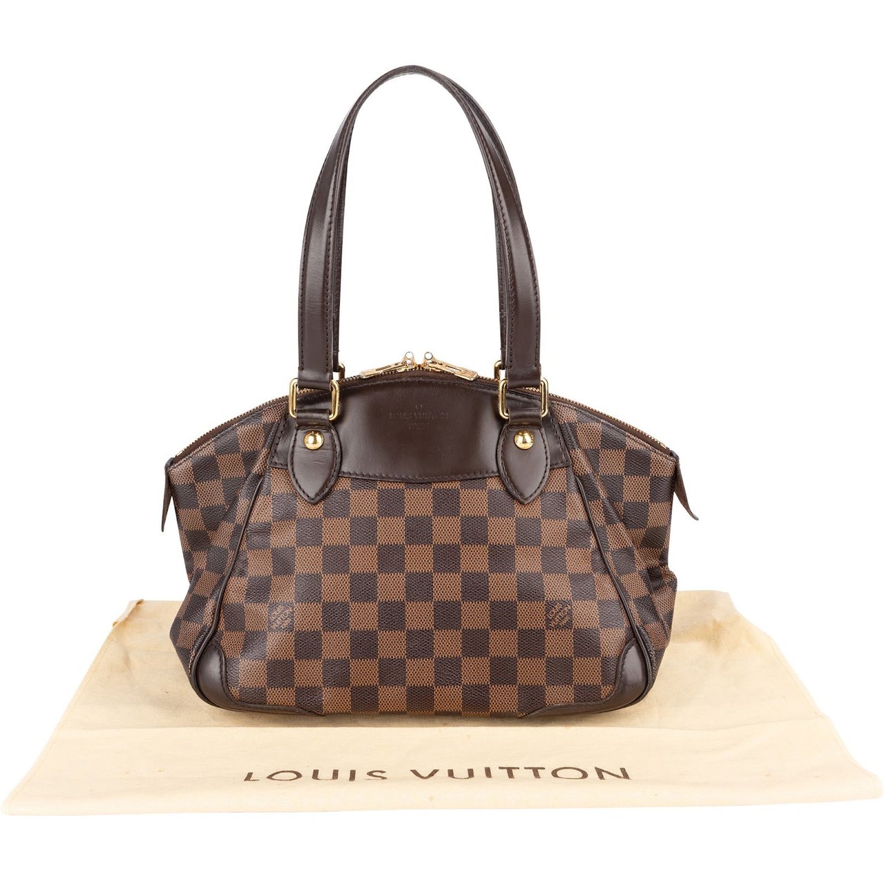 Louis Vuitton Louis Vuitton Monogram Damier Ebene Verona PM Handbag Bruin