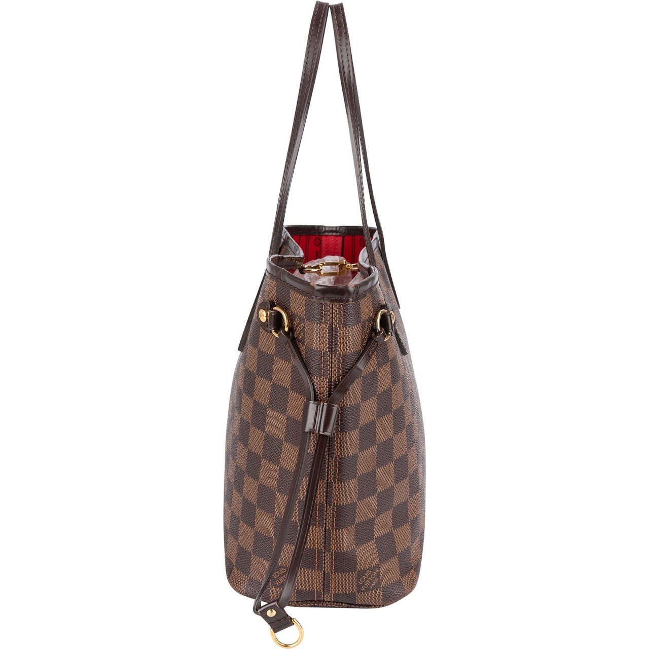 Louis Vuitton Louis Vuitton Monogram Damier Ebene Neverfull PM Shoulder Bag Bruin