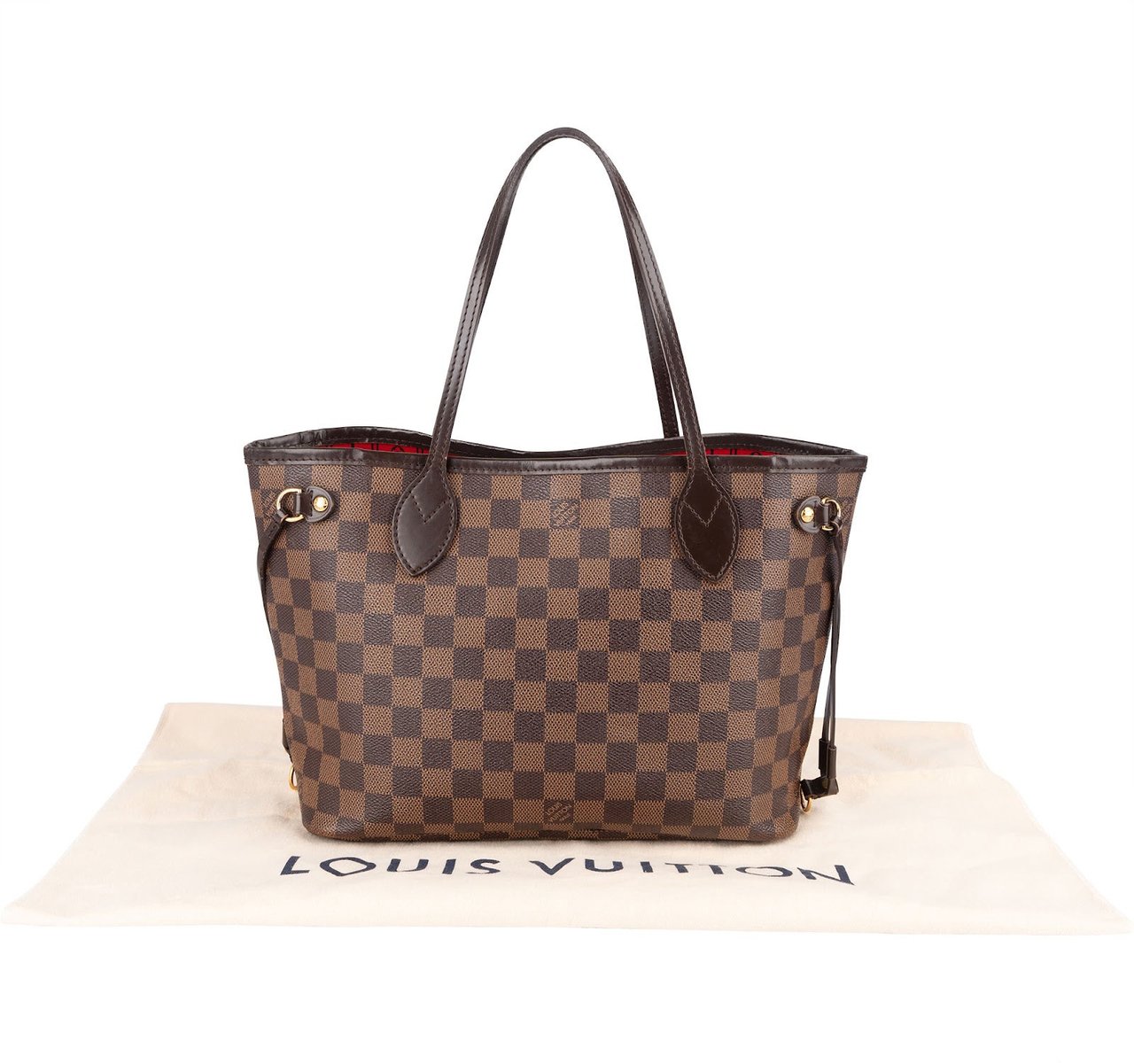Louis Vuitton Louis Vuitton Monogram Damier Ebene Neverfull PM Shoulder Bag Bruin