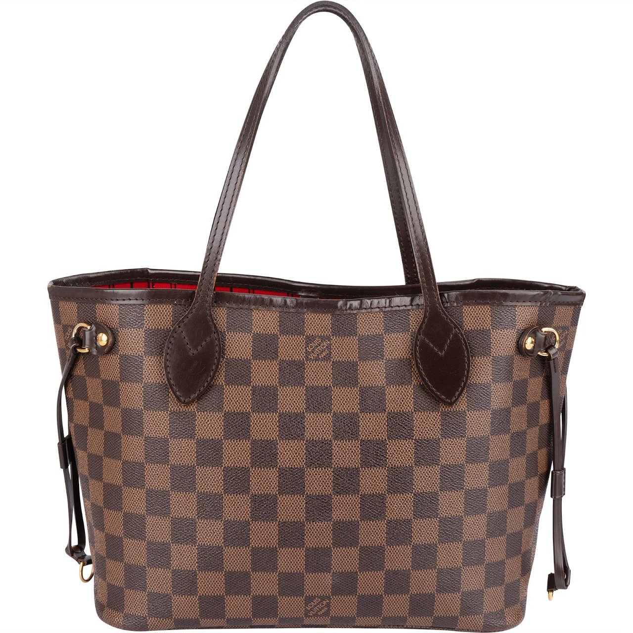 Louis Vuitton Louis Vuitton Monogram Damier Ebene Neverfull PM Shoulder Bag Bruin