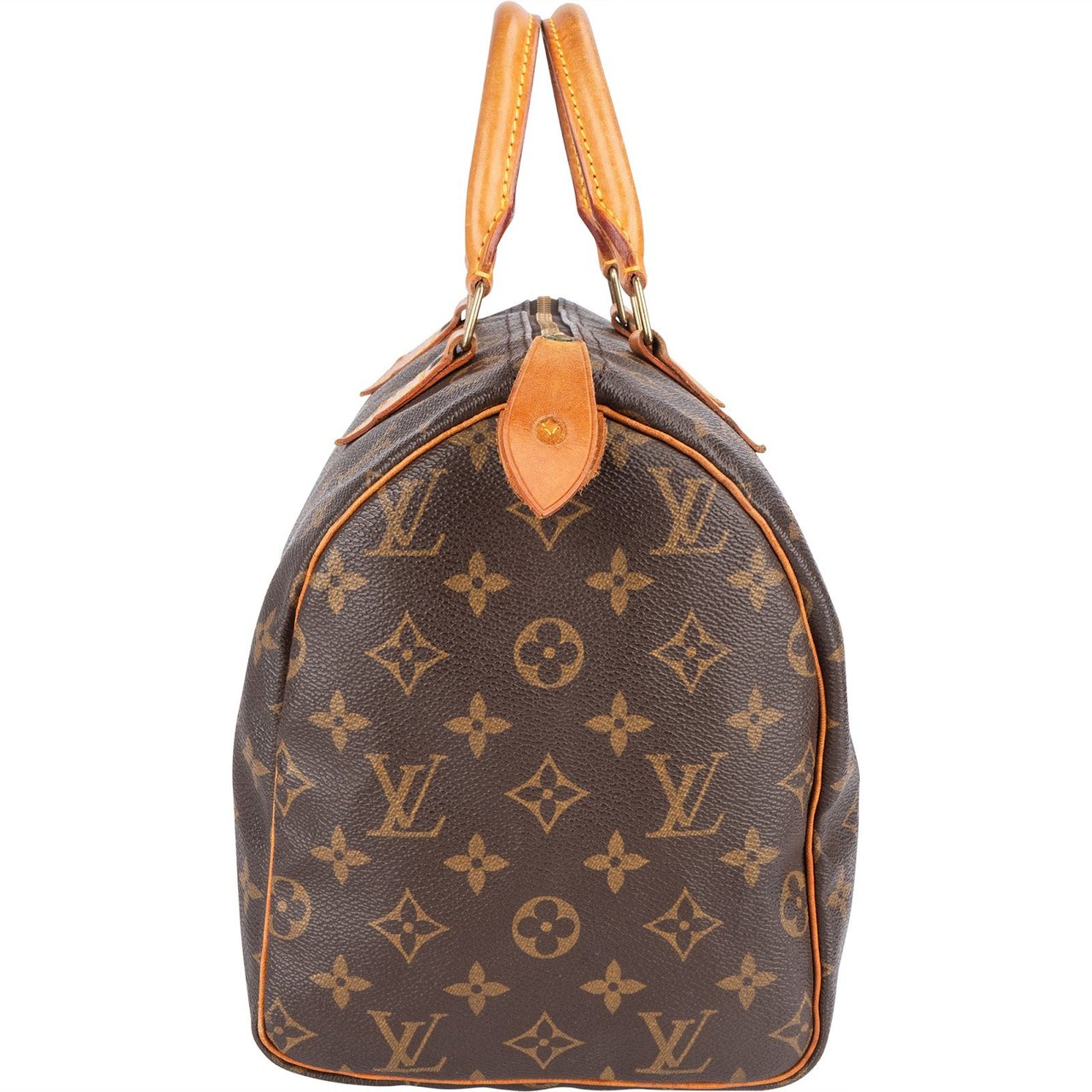 Louis Vuitton Louis Vuitton Monogram Canvas Speedy 30 Handbag Bruin
