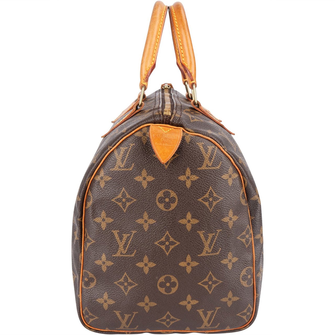 Louis Vuitton Louis Vuitton Monogram Canvas Speedy 30 Handbag Bruin