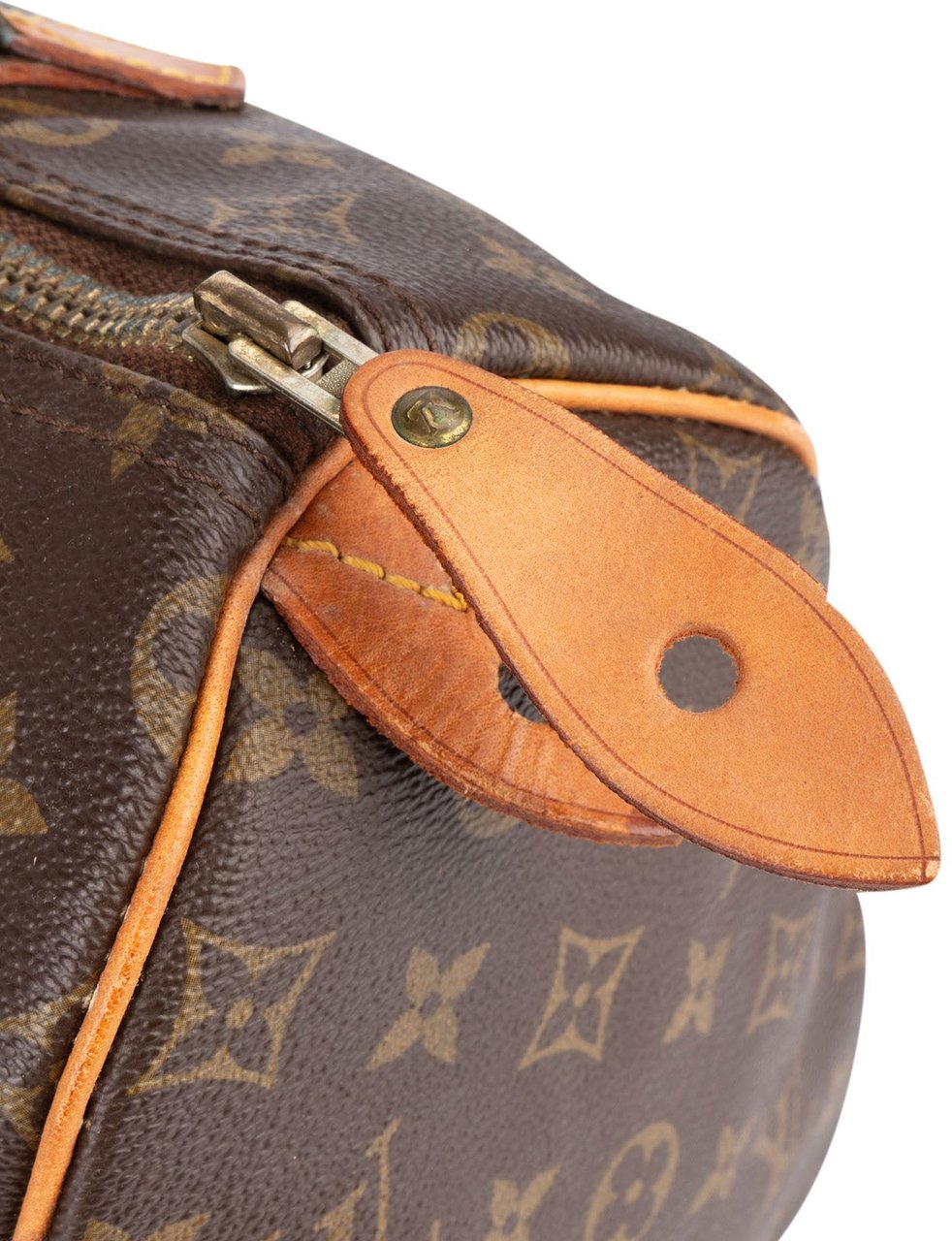 Louis Vuitton Louis Vuitton Monogram Canvas Speedy 30 Handbag Bruin