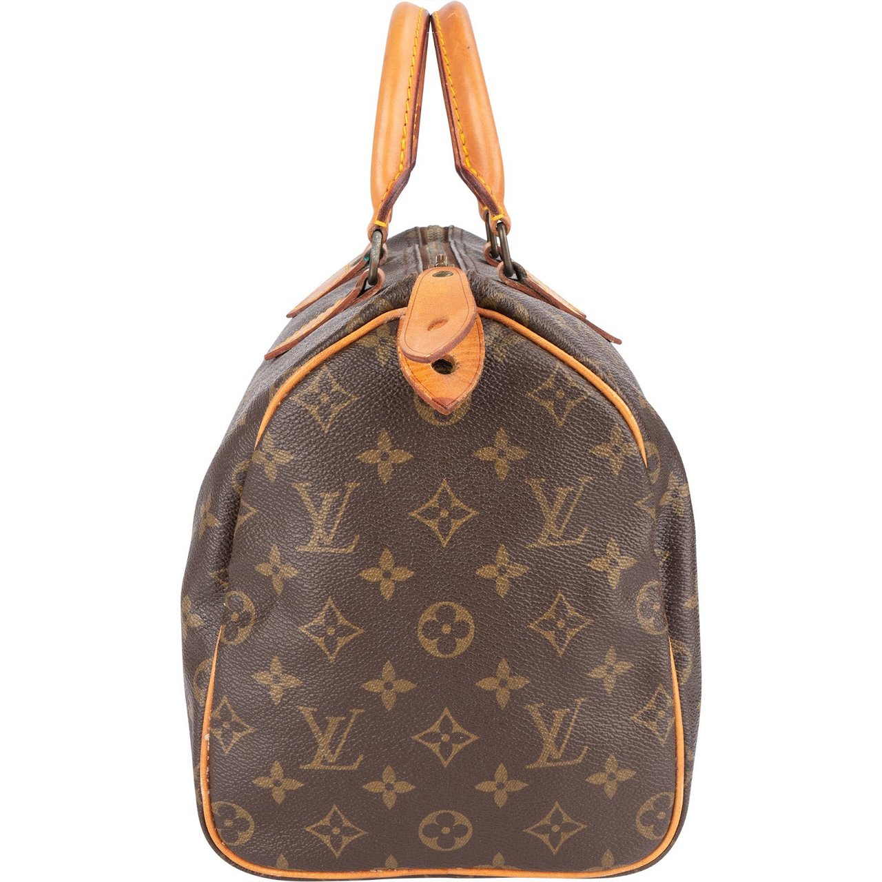 Louis Vuitton Louis Vuitton Monogram Canvas Speedy 30 Handbag Bruin