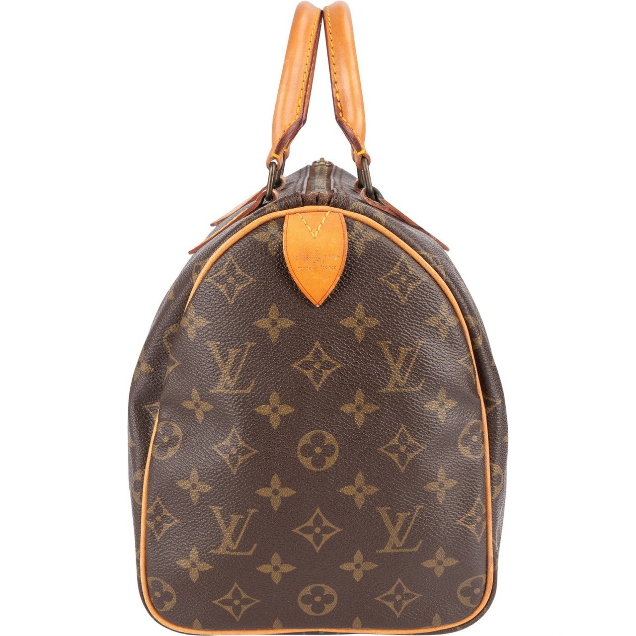 Louis Vuitton Louis Vuitton Monogram Canvas Speedy 30 Handbag Bruin