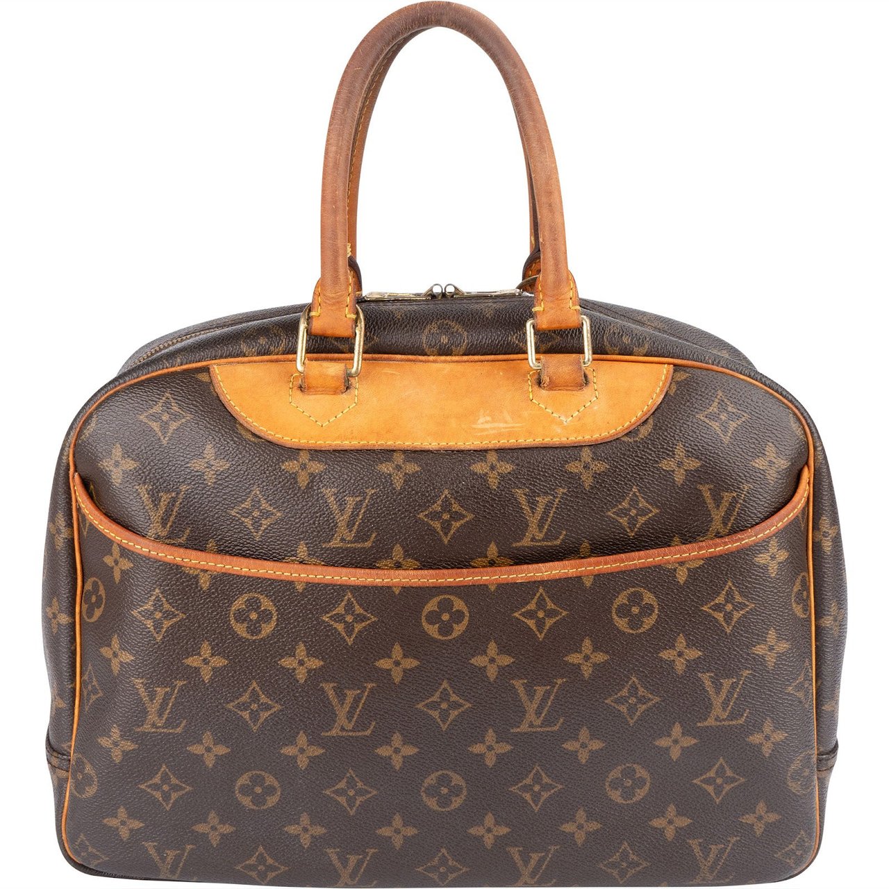 Louis Vuitton Louis Vuitton Monogram Canvas Deauville Handbag Bruin