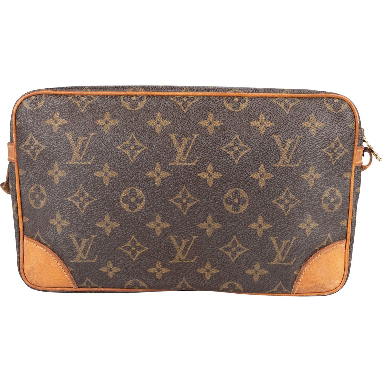 Louis Vuitton Louis Vuitton Canvas Monogram Compiegne 28 Clutch Bruin