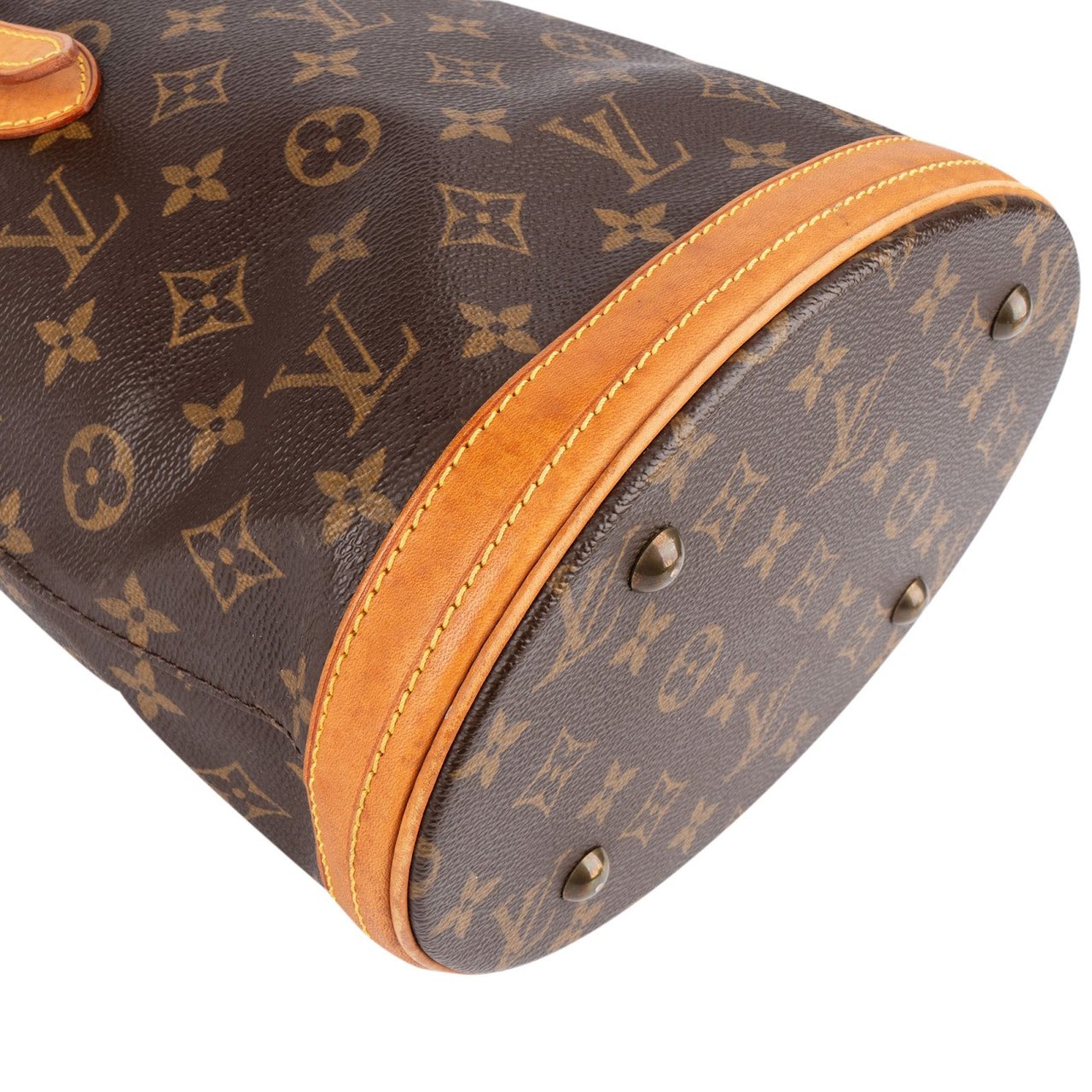 Louis Vuitton Louis Vuitton Monogram Canvas Bucket PM Shoulder Bag Bruin