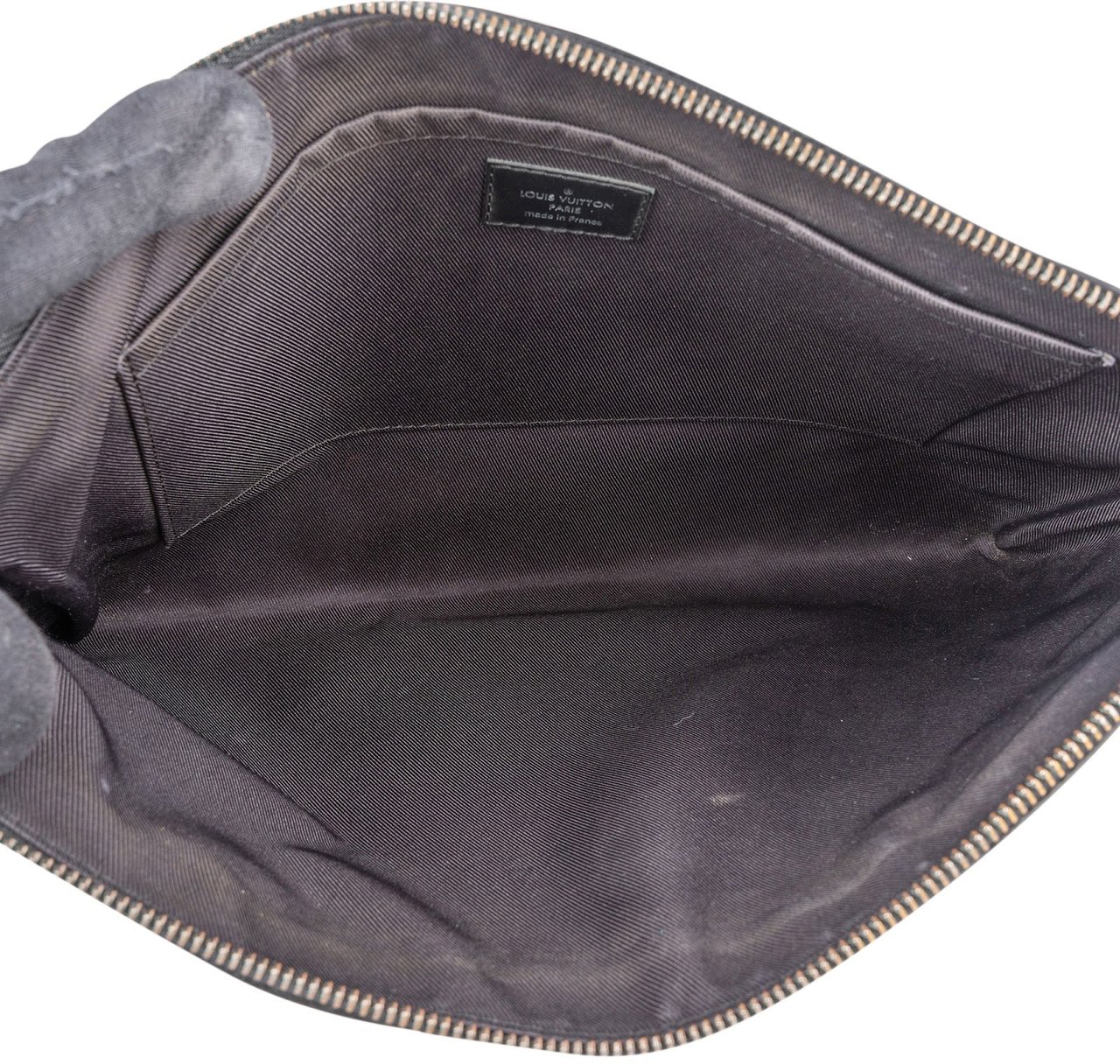 Louis Vuitton Louis Vuitton Canvas Monogram Eclipse Pochette Voyage MM Clutch Zwart