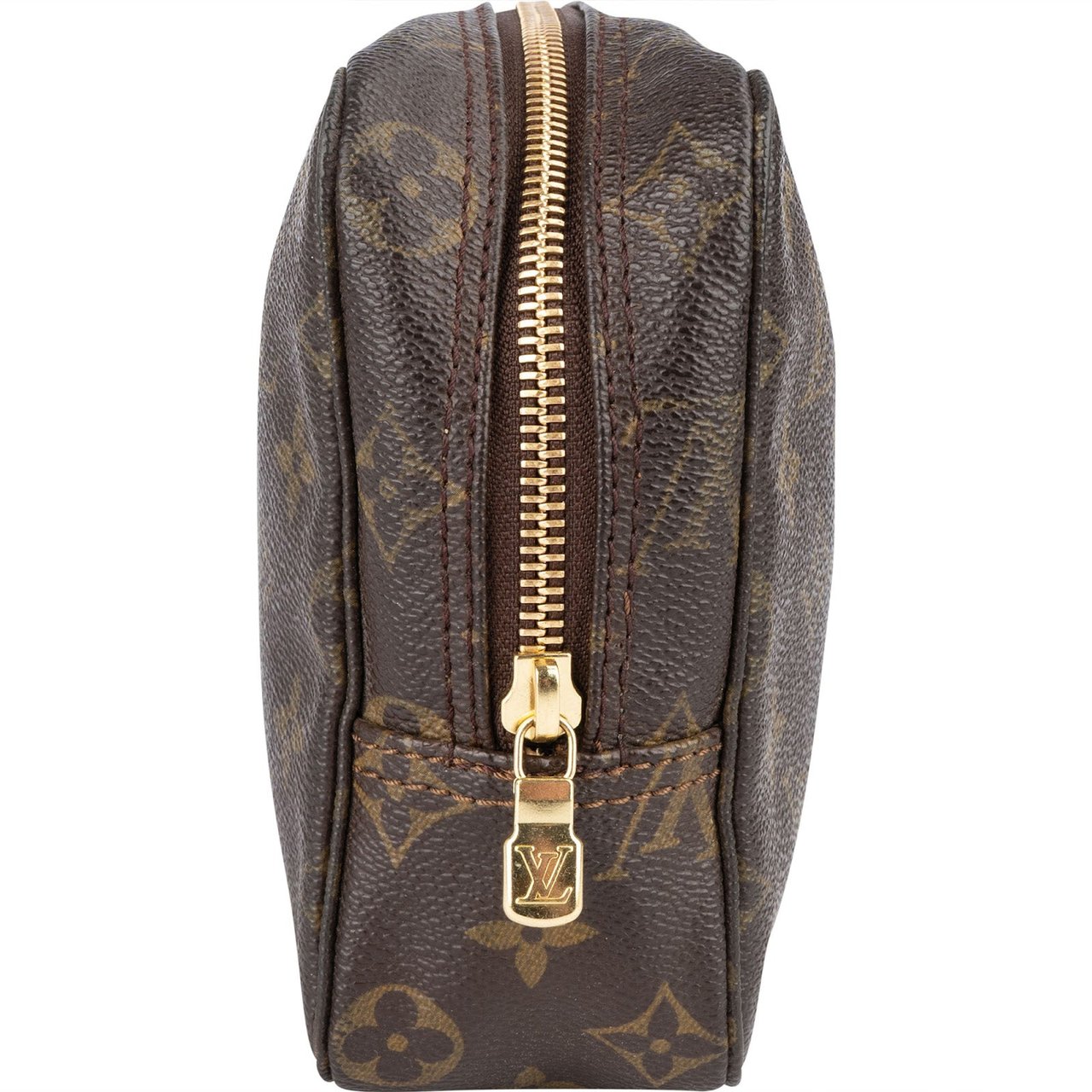 Louis Vuitton Louis Vuitton Monogram Canvas Trousse Toilette 23 Clutch Bruin