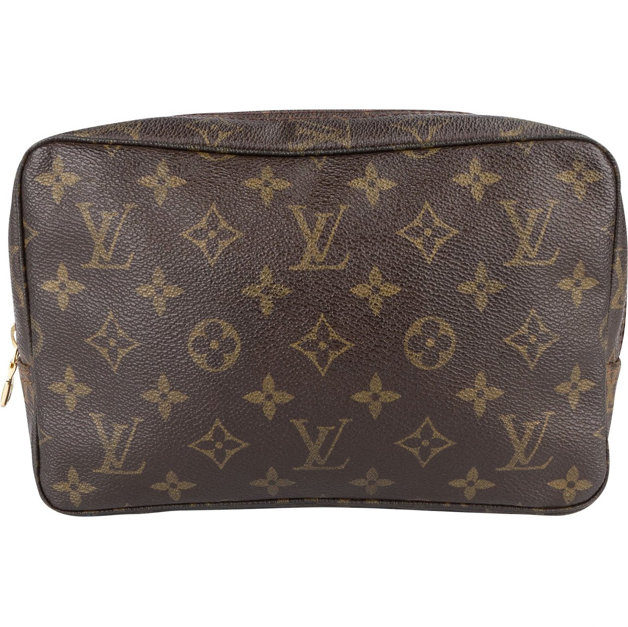 Louis Vuitton Louis Vuitton Monogram Canvas Trousse Toilette 23 Clutch Bruin