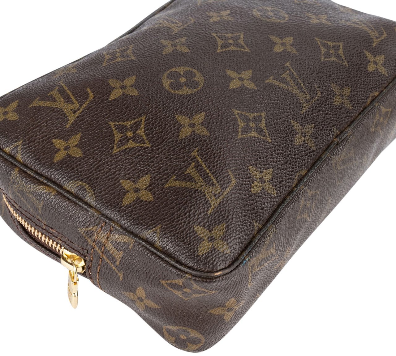 Louis Vuitton Louis Vuitton Monogram Canvas Trousse Toilette 23 Clutch Bruin