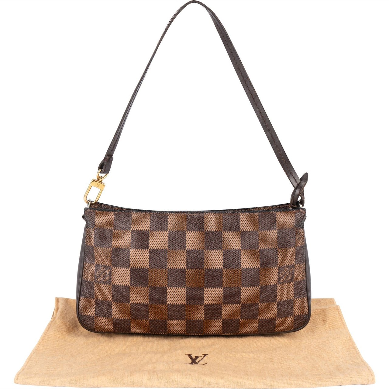 Louis Vuitton Louis Vuitton Monogram Damier Ebene Pochette Accessoires Handbag Bruin