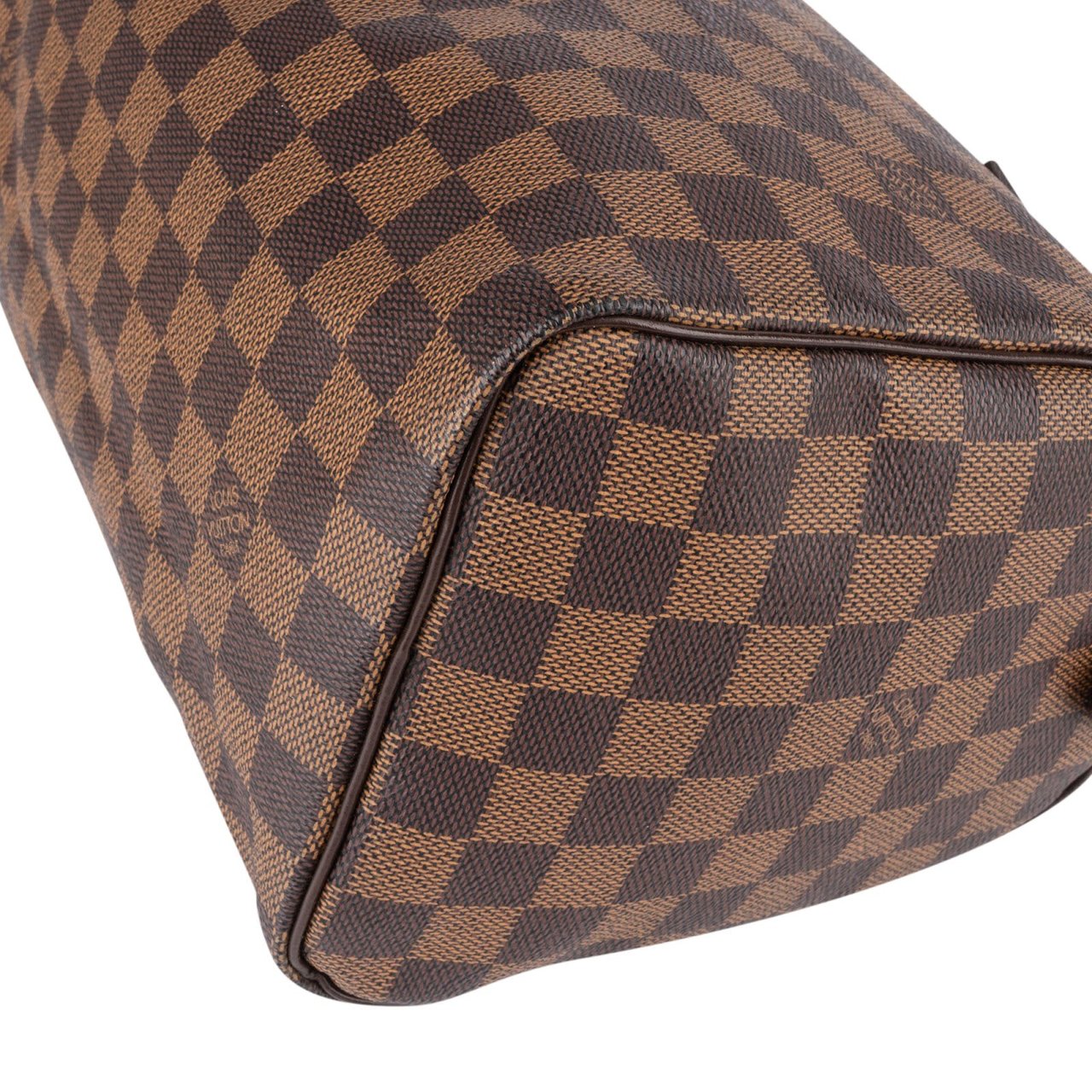 Louis Vuitton Monogram Damier Ebene Speedy 25 Handbag Bruin