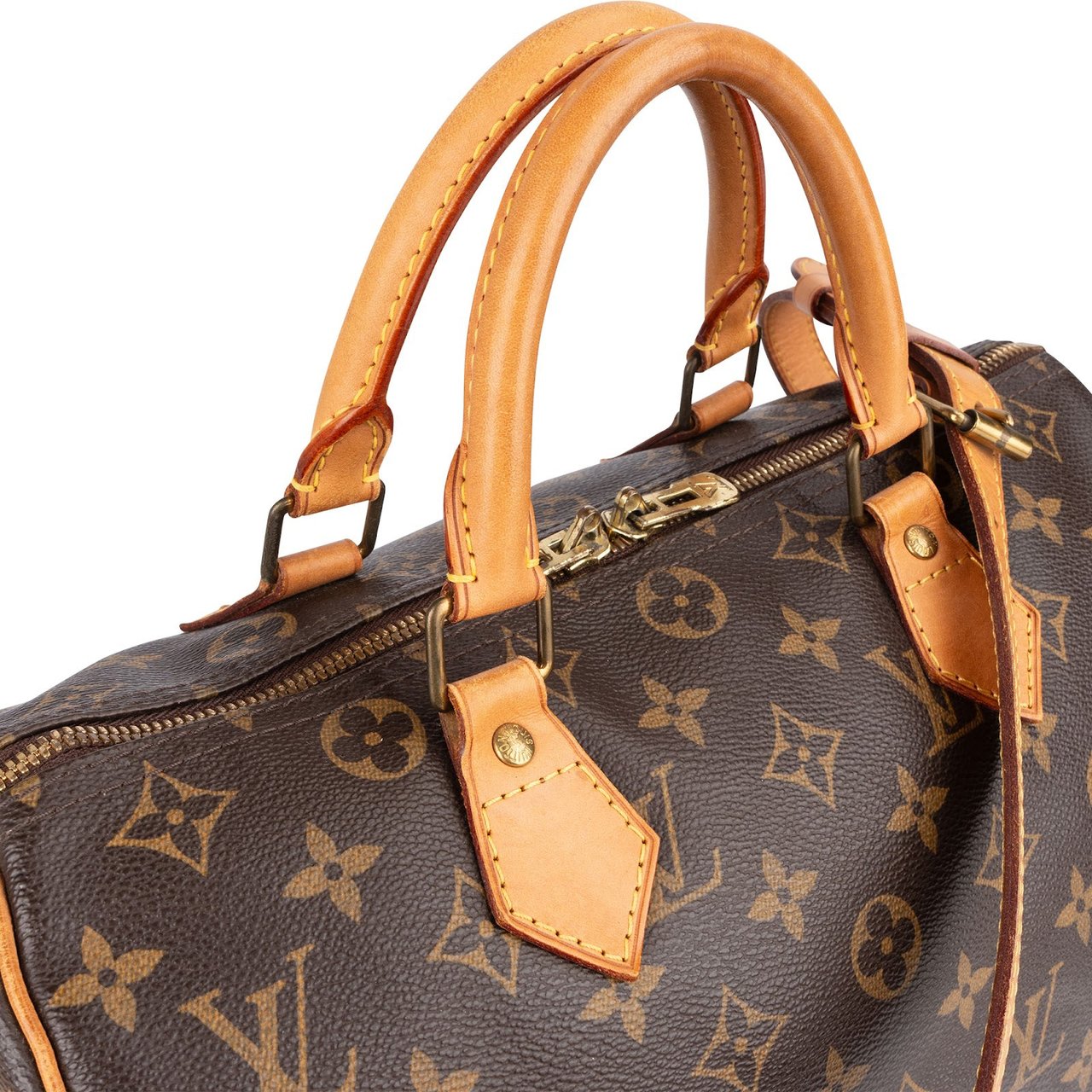 Louis Vuitton Louis Vuitton Monogram Canvas Speedy 30 Bandoulière Handbag Bruin