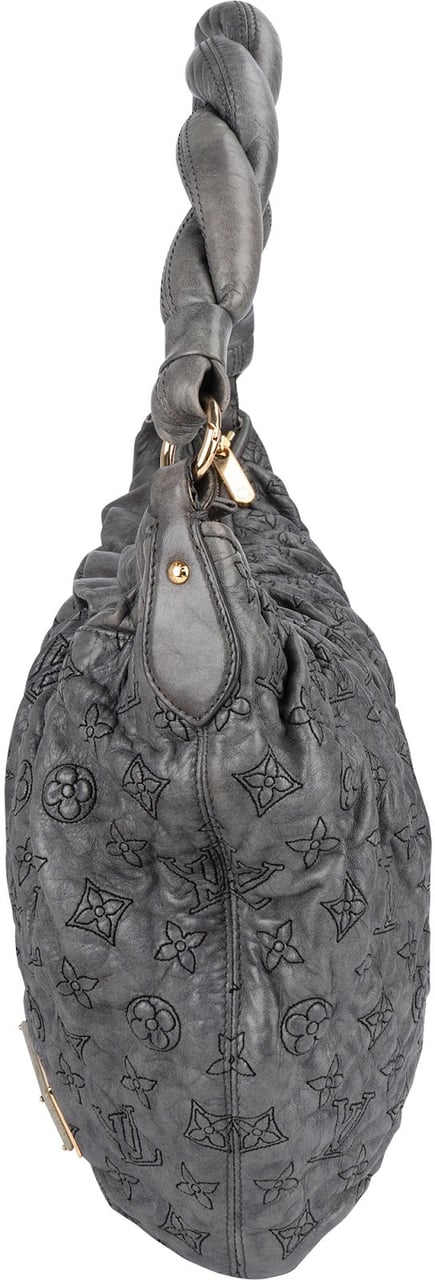 Louis Vuitton Louis Vuitton Leather Monogram Olympe Nimbus Shoulder Bag Donkergrijs