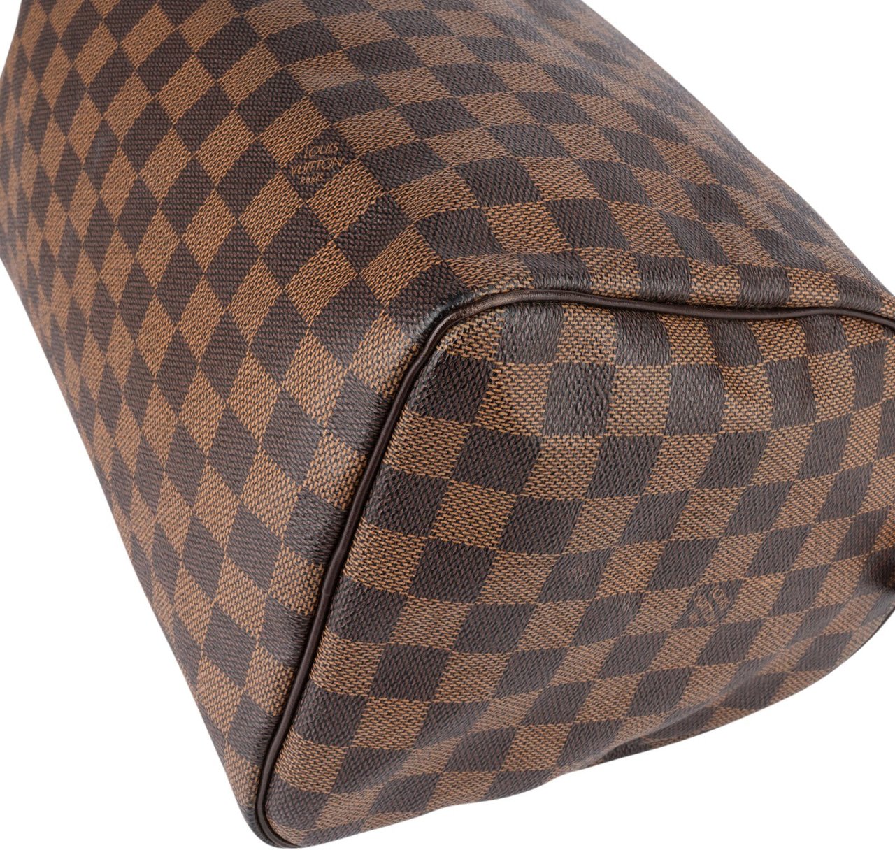 Louis Vuitton Monogram Damier Ebene Speedy 30 Handbag Bruin