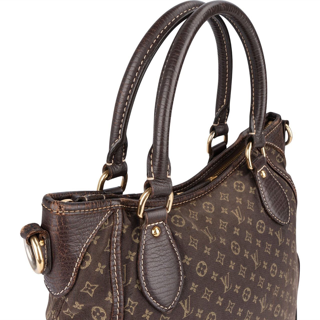 Louis Vuitton Louis Vuitton Monogram Mini Lin Besace Angele Handbag Bruin