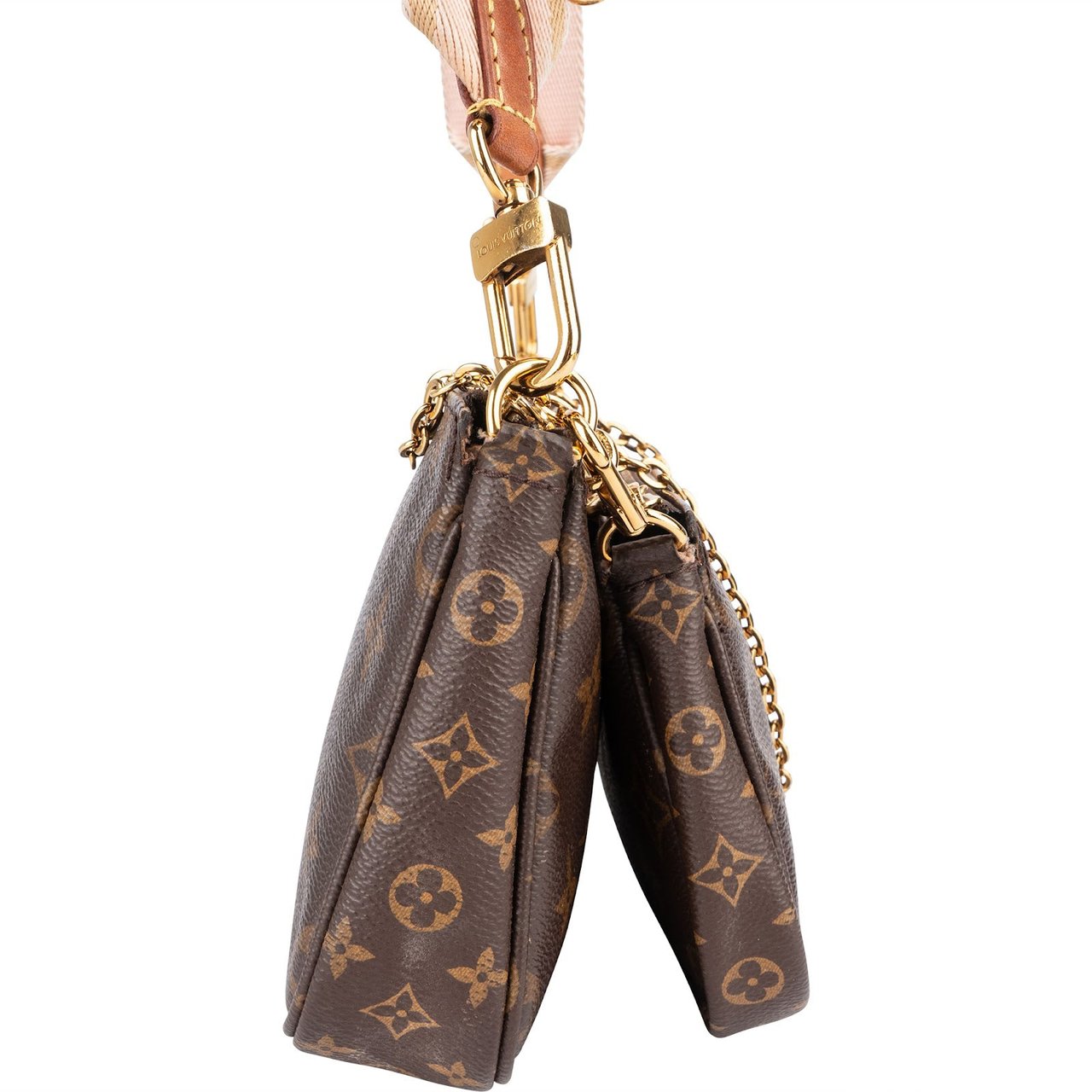 Louis Vuitton Louis Vuitton Monogram Canvas Multi Pochette Crossbody Bag Bruin