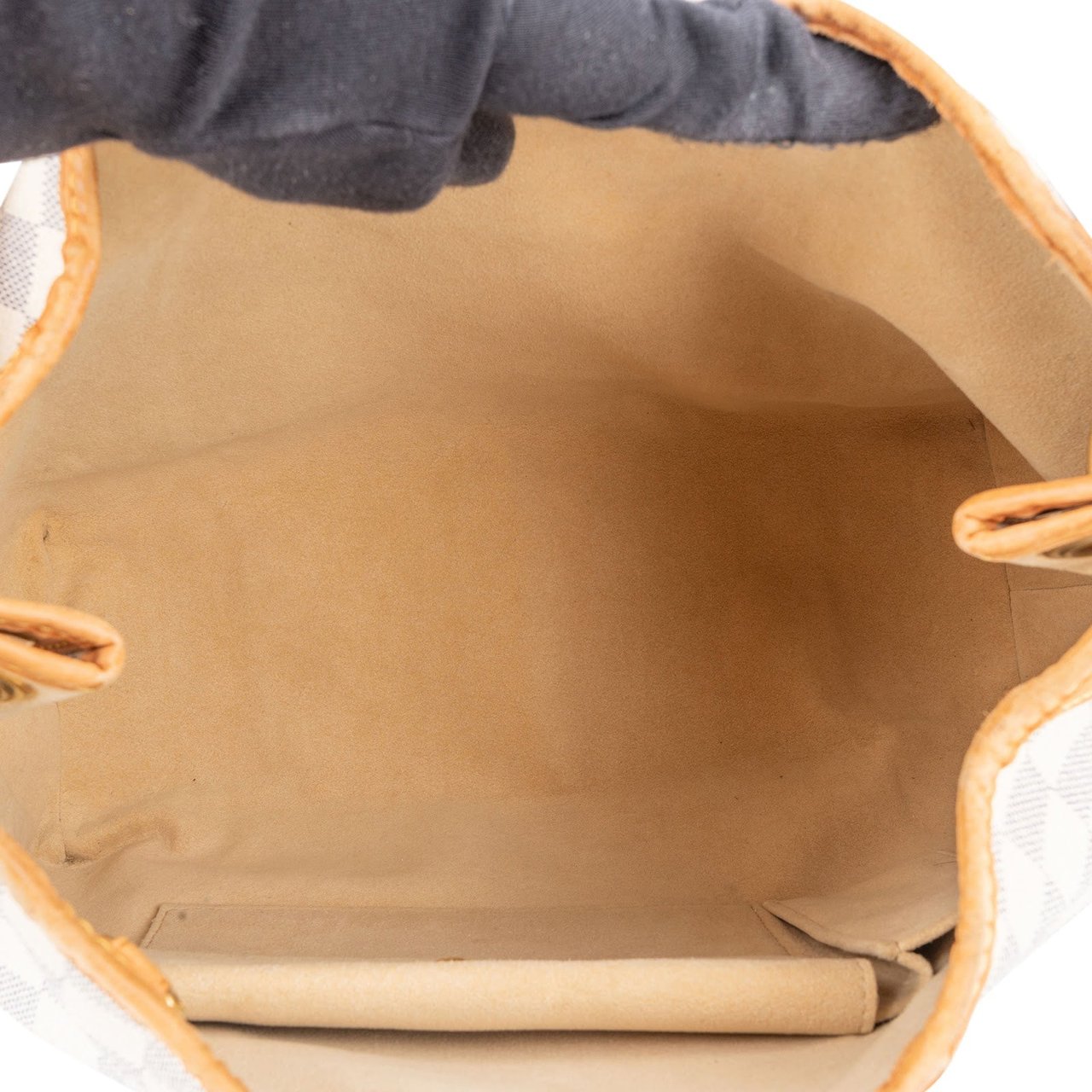 Louis Vuitton Louis Vuitton Monogram Damier Azur Canvas Galliera PM Shoulder Bag Wit