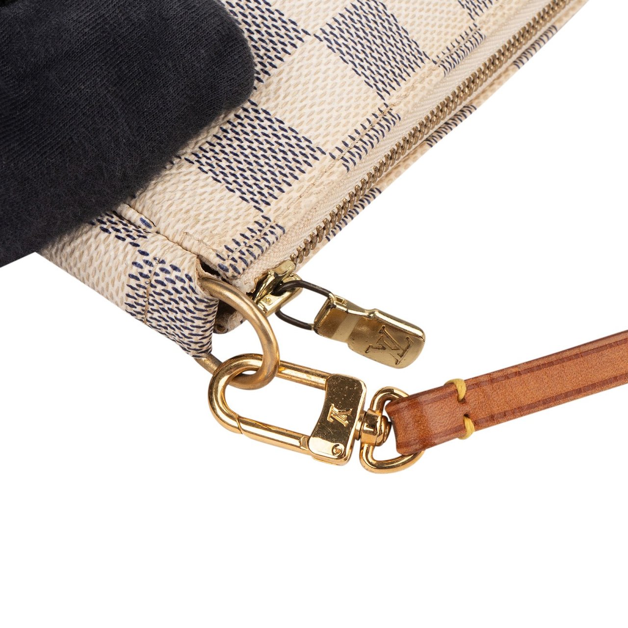 Louis Vuitton Louis Vuitton Monogram Damier Azur Pochette Accessoires Handbag Beige