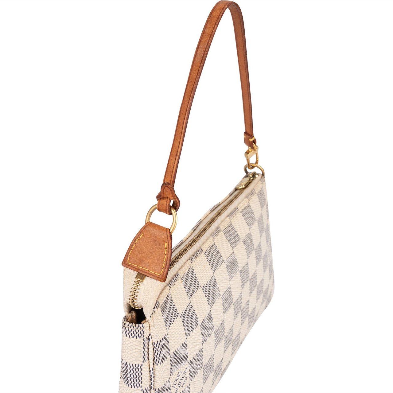 Louis Vuitton Louis Vuitton Monogram Damier Azur Pochette Accessoires Handbag Beige