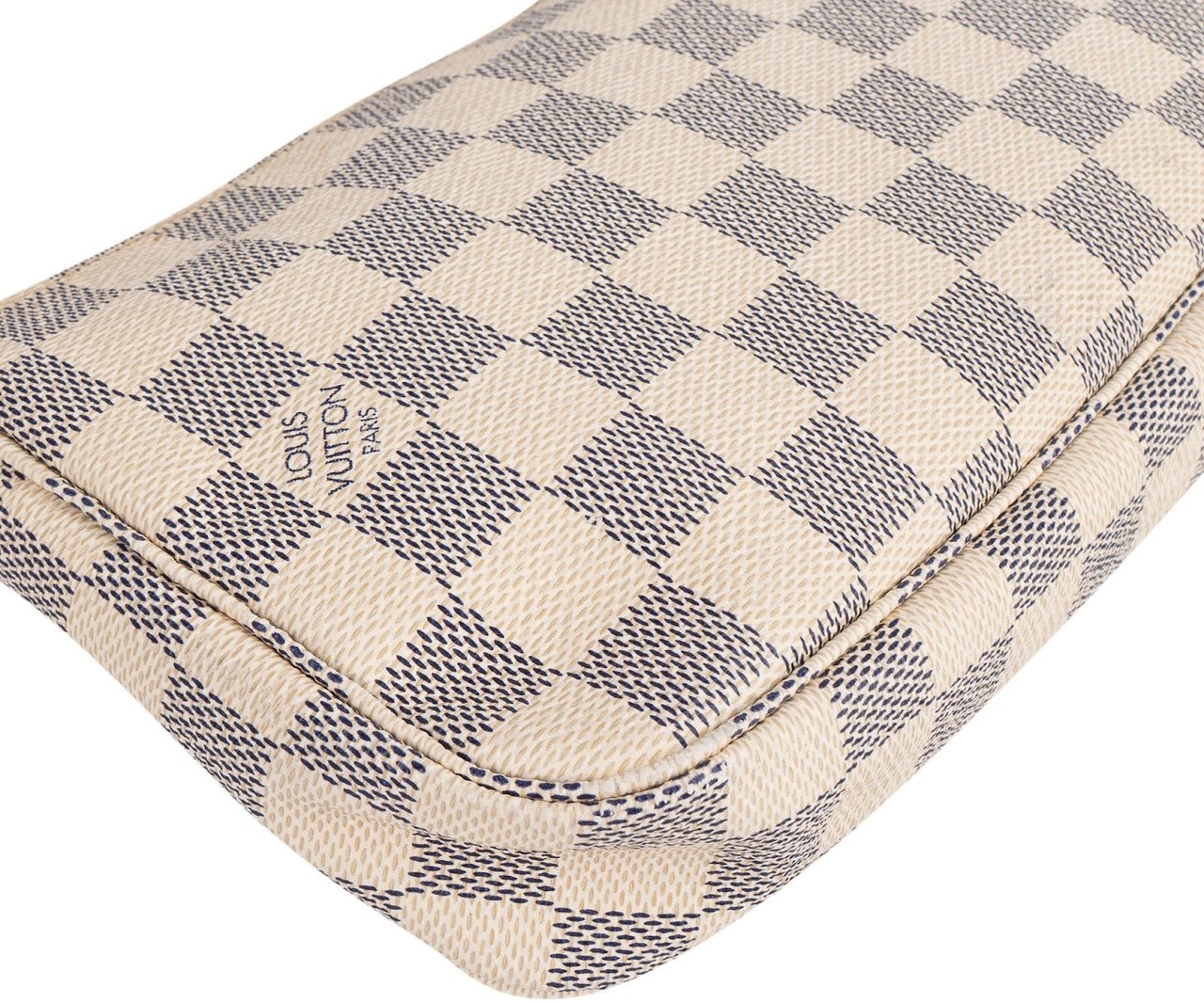 Louis Vuitton Louis Vuitton Monogram Damier Azur Pochette Accessoires Handbag Beige