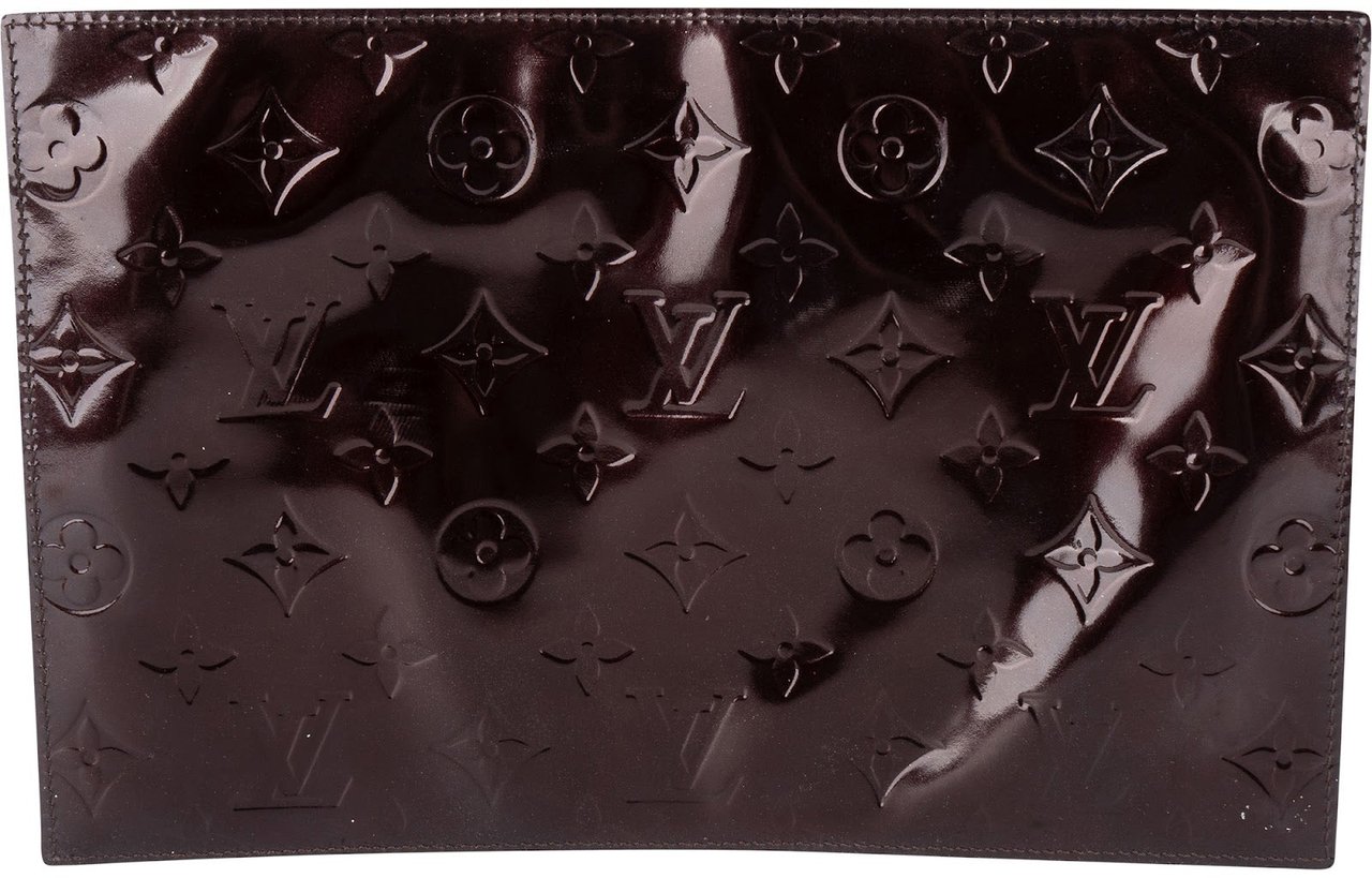 Louis Vuitton Monogram Vernis Pershing Square Organizer Clutch Divers